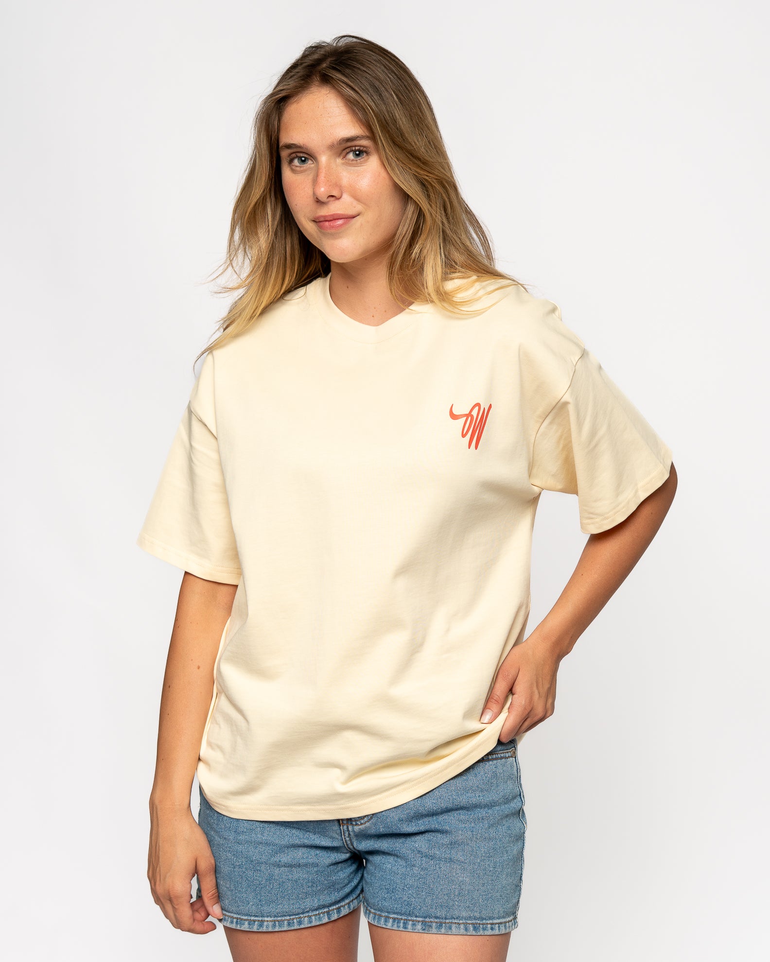 Wish Me Luck Women's Big Wave Surfer Short Sleeve T-Shirt - Ivory