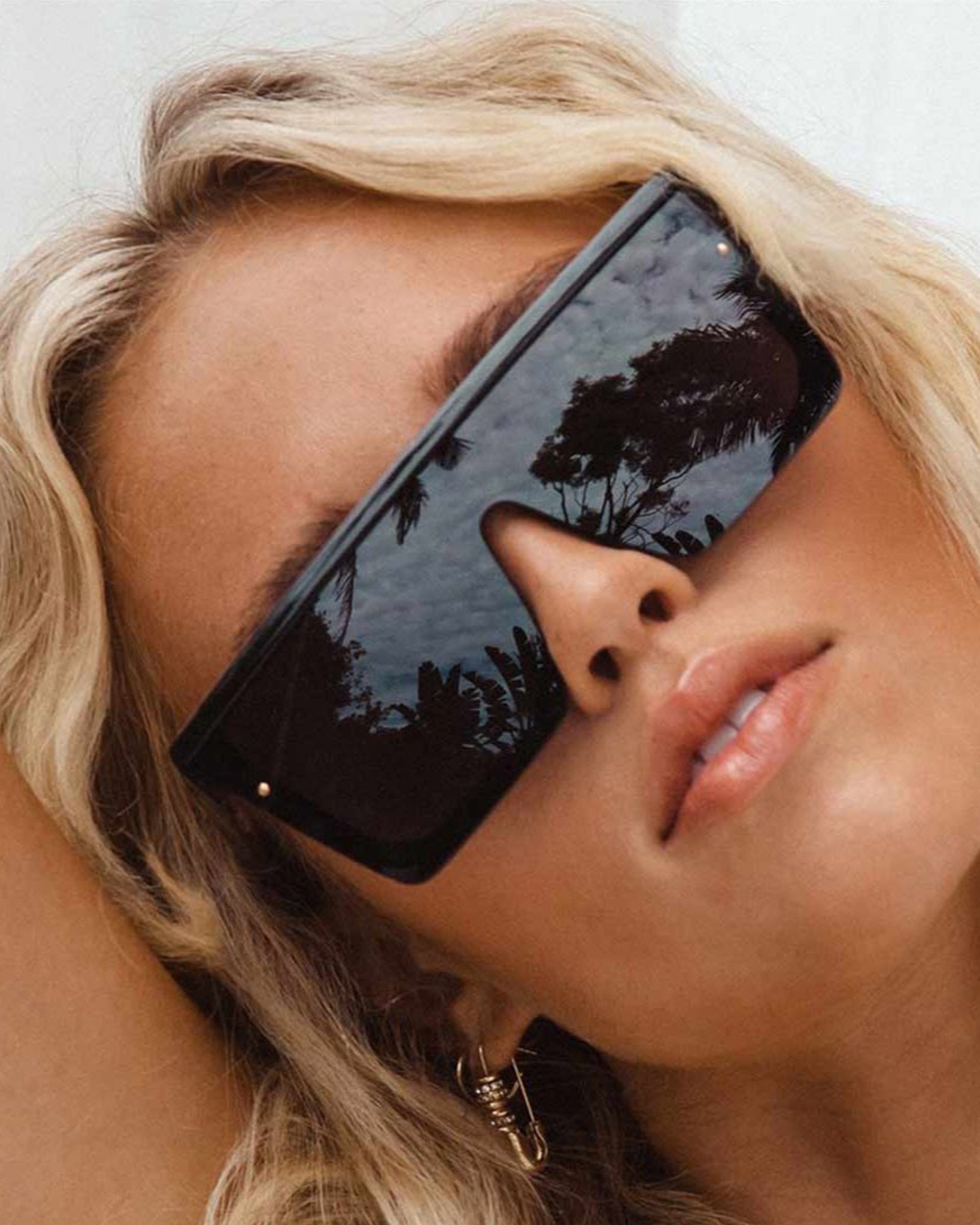 Carve Eyewear Muse Sunglasses - Gloss Black Frame Smoke Lens