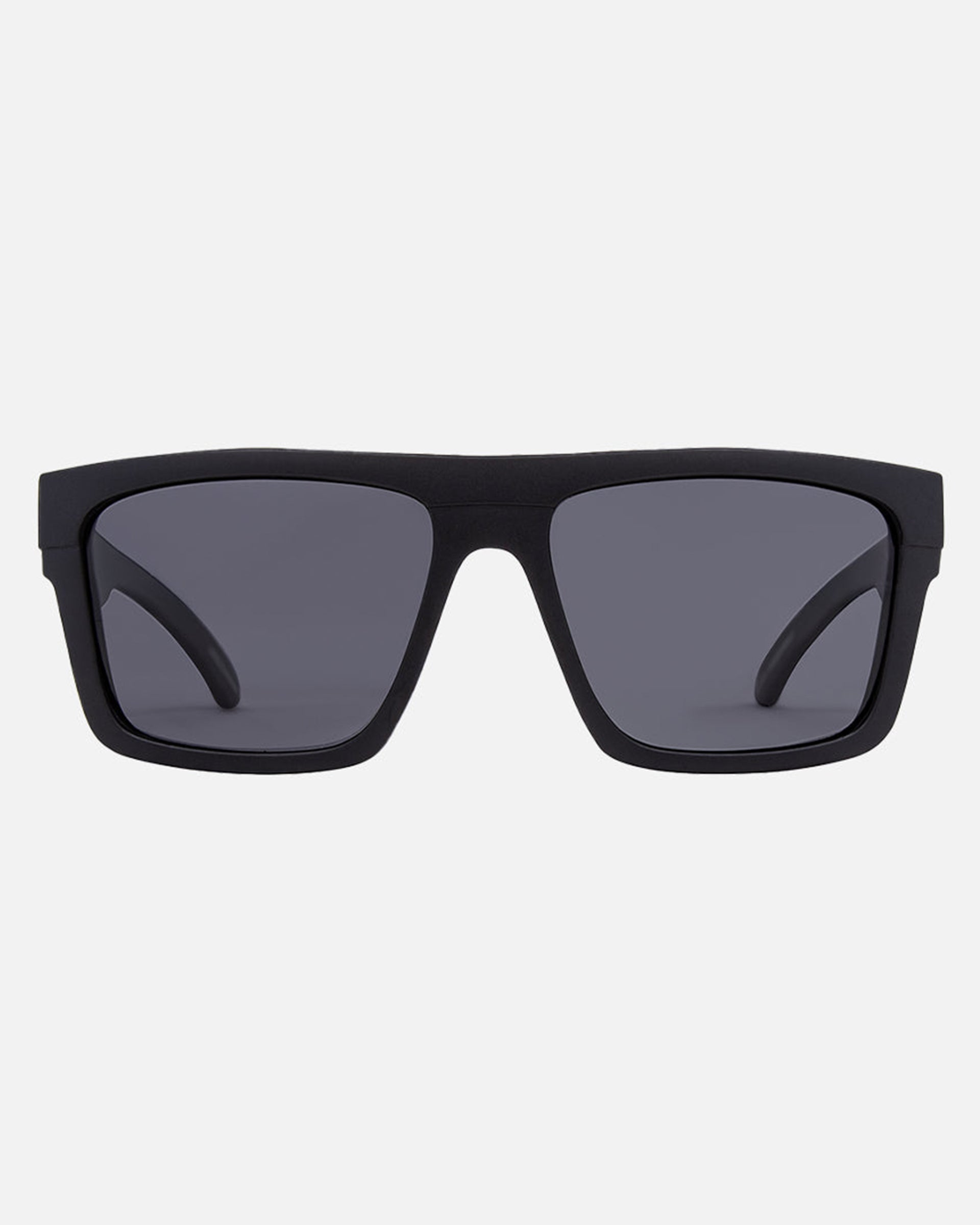 Carve Eyewear Volley Sunglasses - Matte Black Frame Grey Injected Polarized Lens