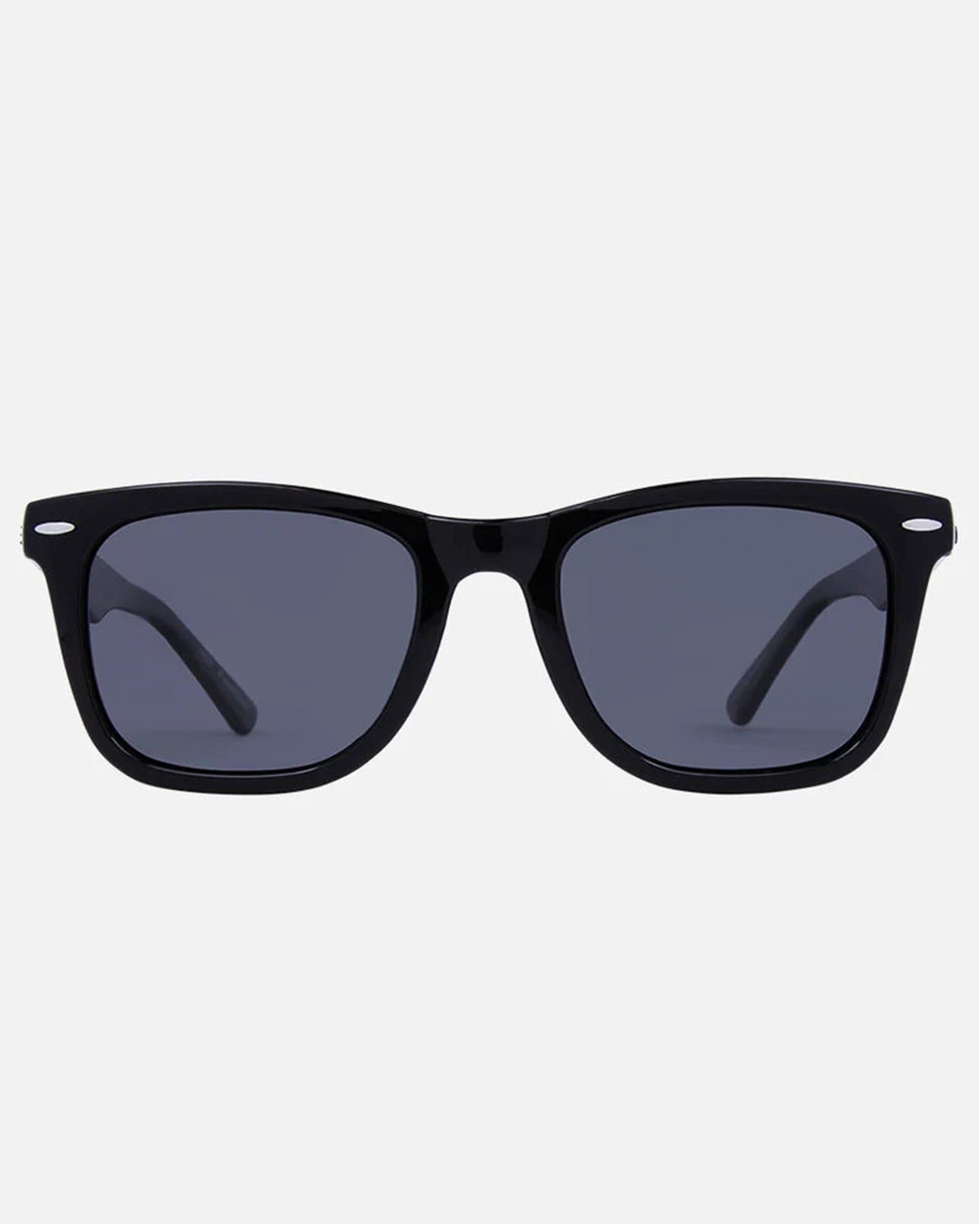 Carve Eyewear Wow Vision Sunglasses - Gloss Black Frame Gray Injected Polarized Lens