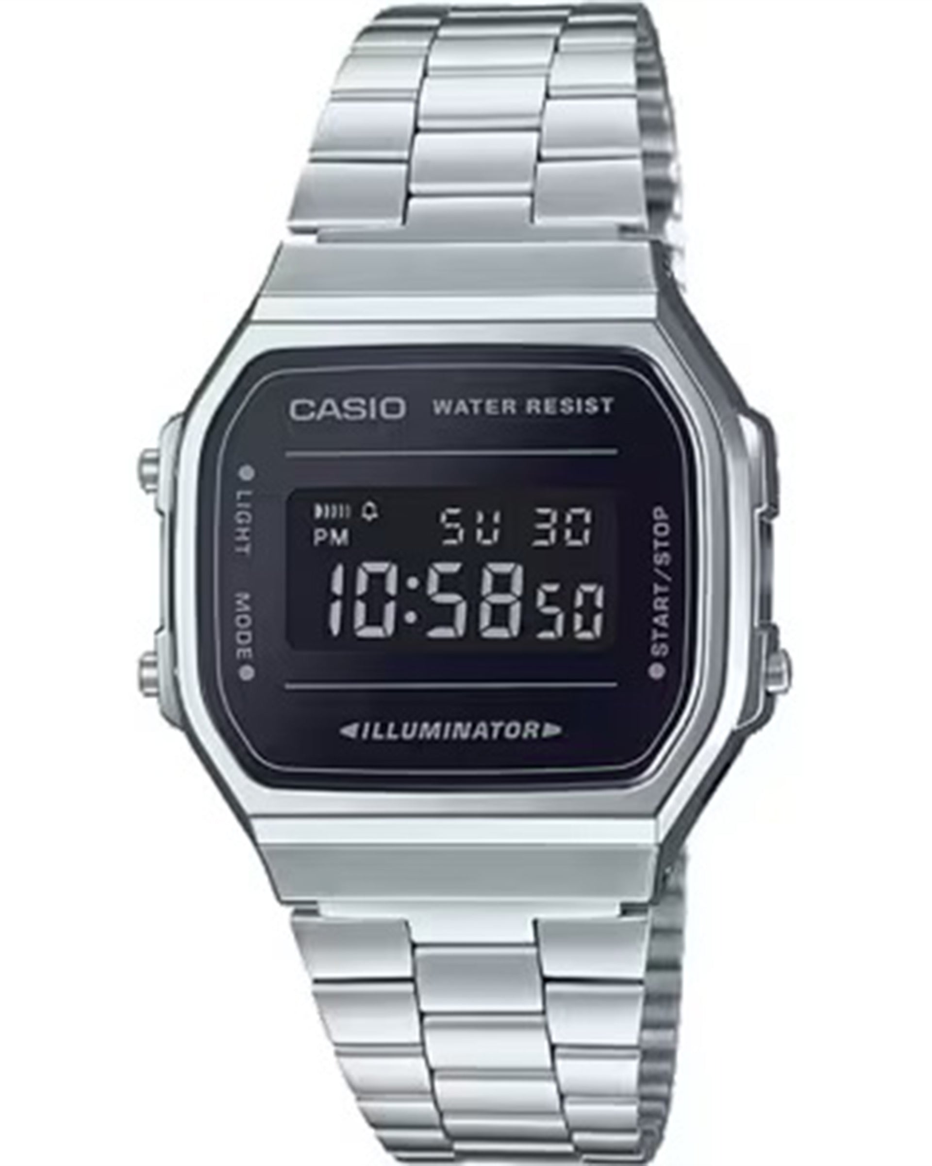 Casio A168WEM-1VT Watch - Vintage Silver