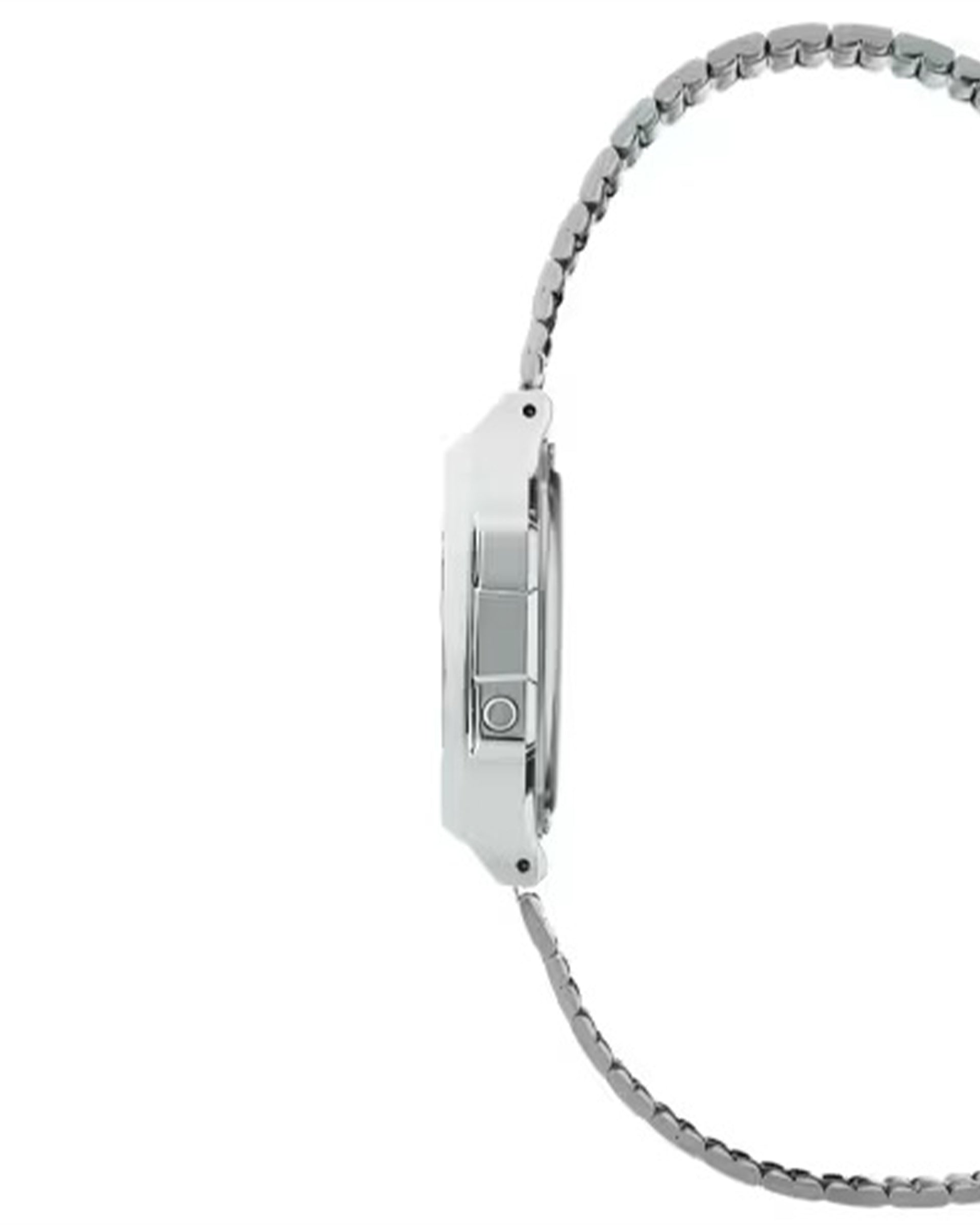 Casio A168WEM-7VT Watch - Vintage Full Silver