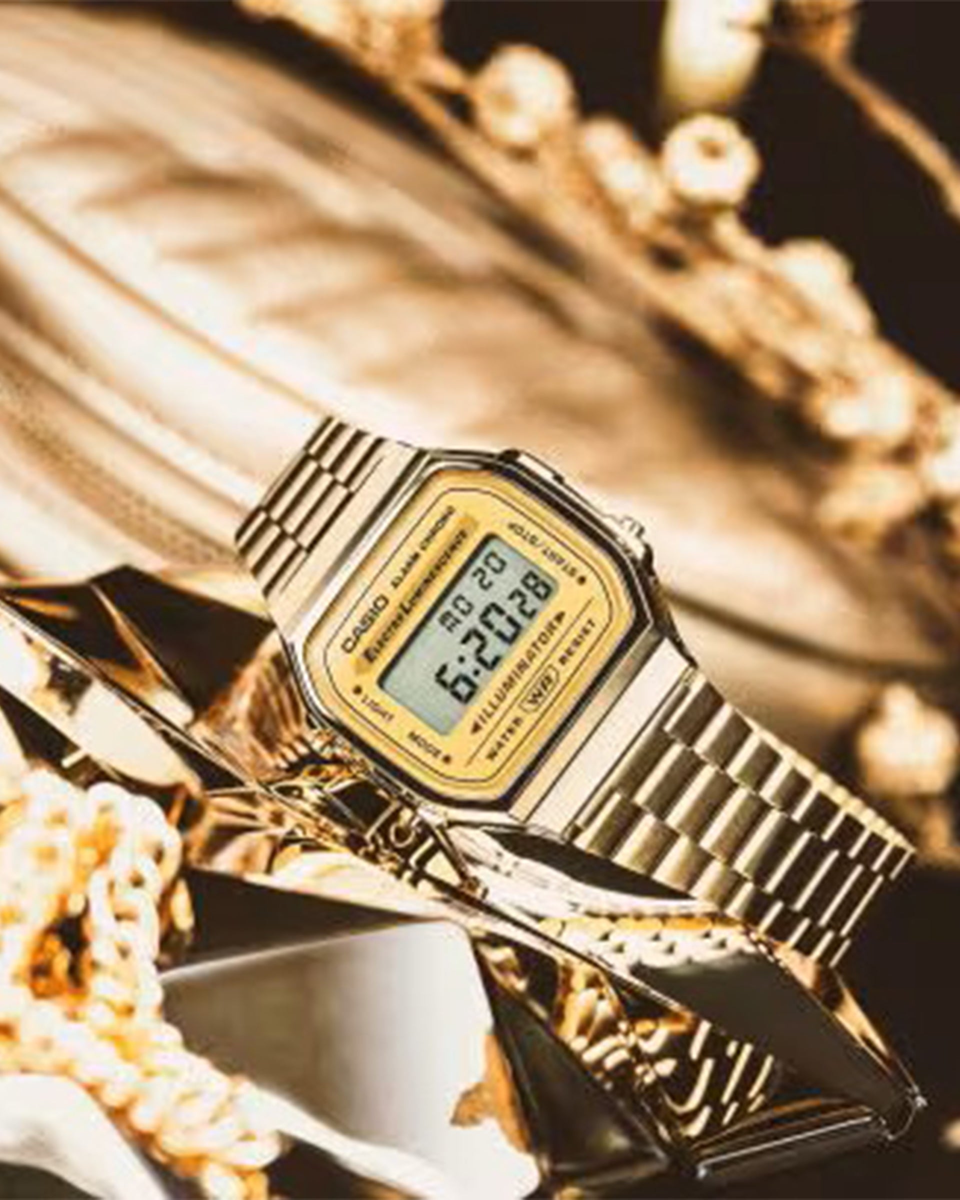 Casio A168WG-9VT Watch Vintage Gold