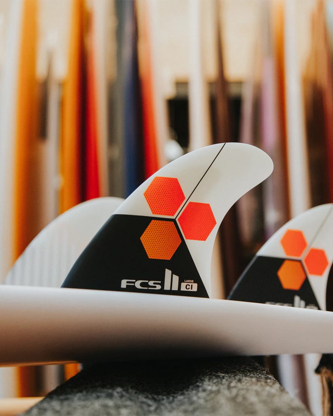 FCS II CI Upright Tri Fin