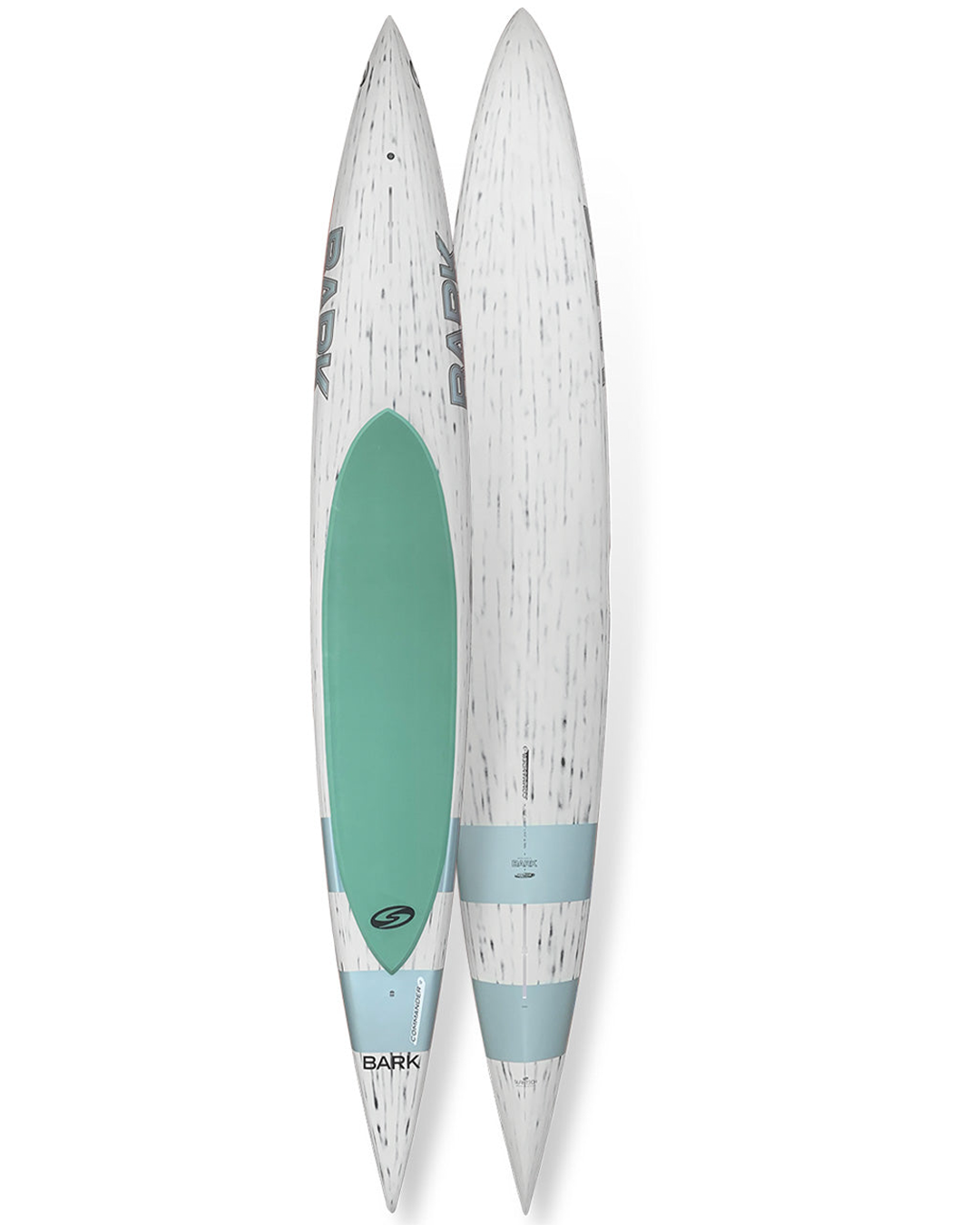 Bark Commander- Fusion V-Tech Prone Paddleboard- 12' / Brushed White
