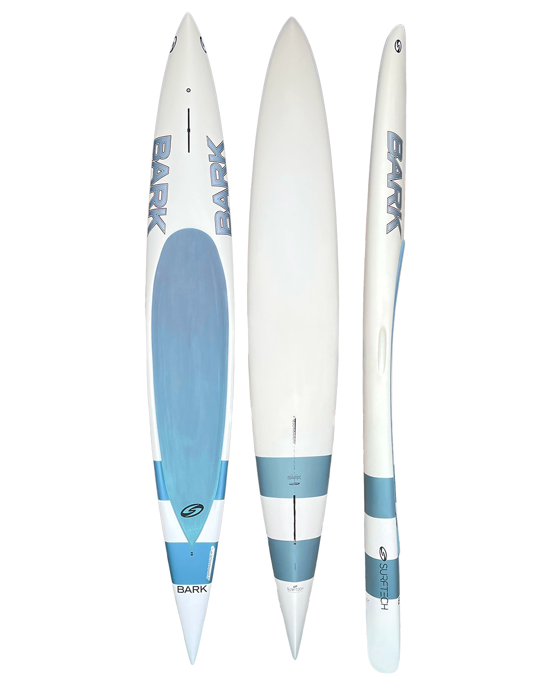 Bark Commander- Fusion V-Tech Prone Paddleboard- 14' / Solid White