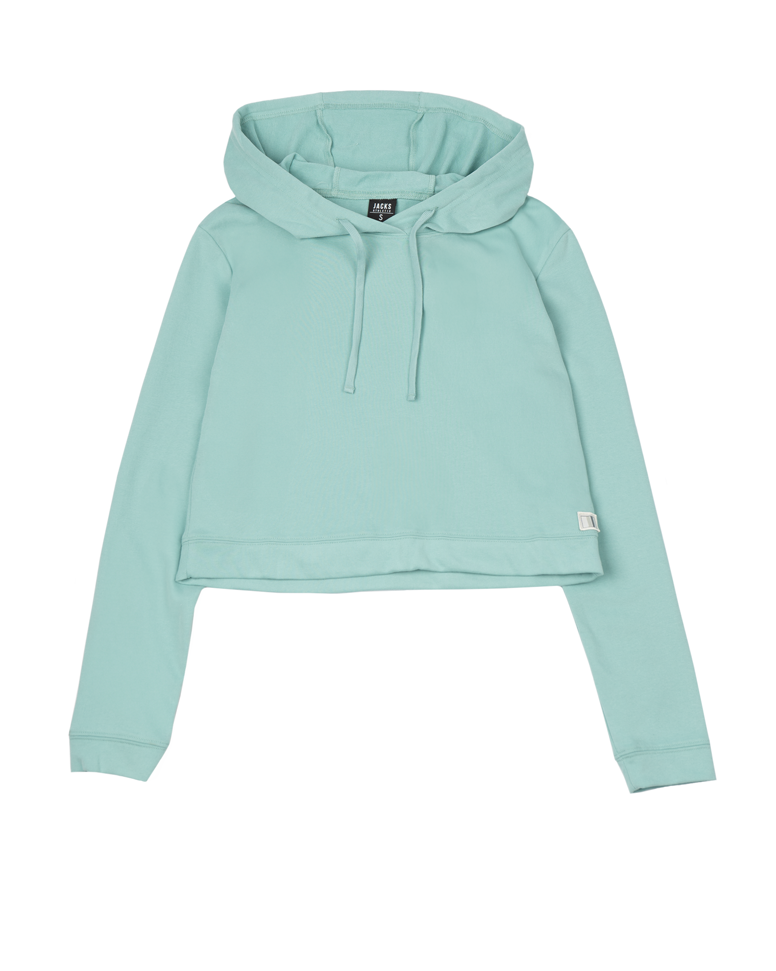 Women's Gaby Cropped L/S Pullover Hoodie - Sage 