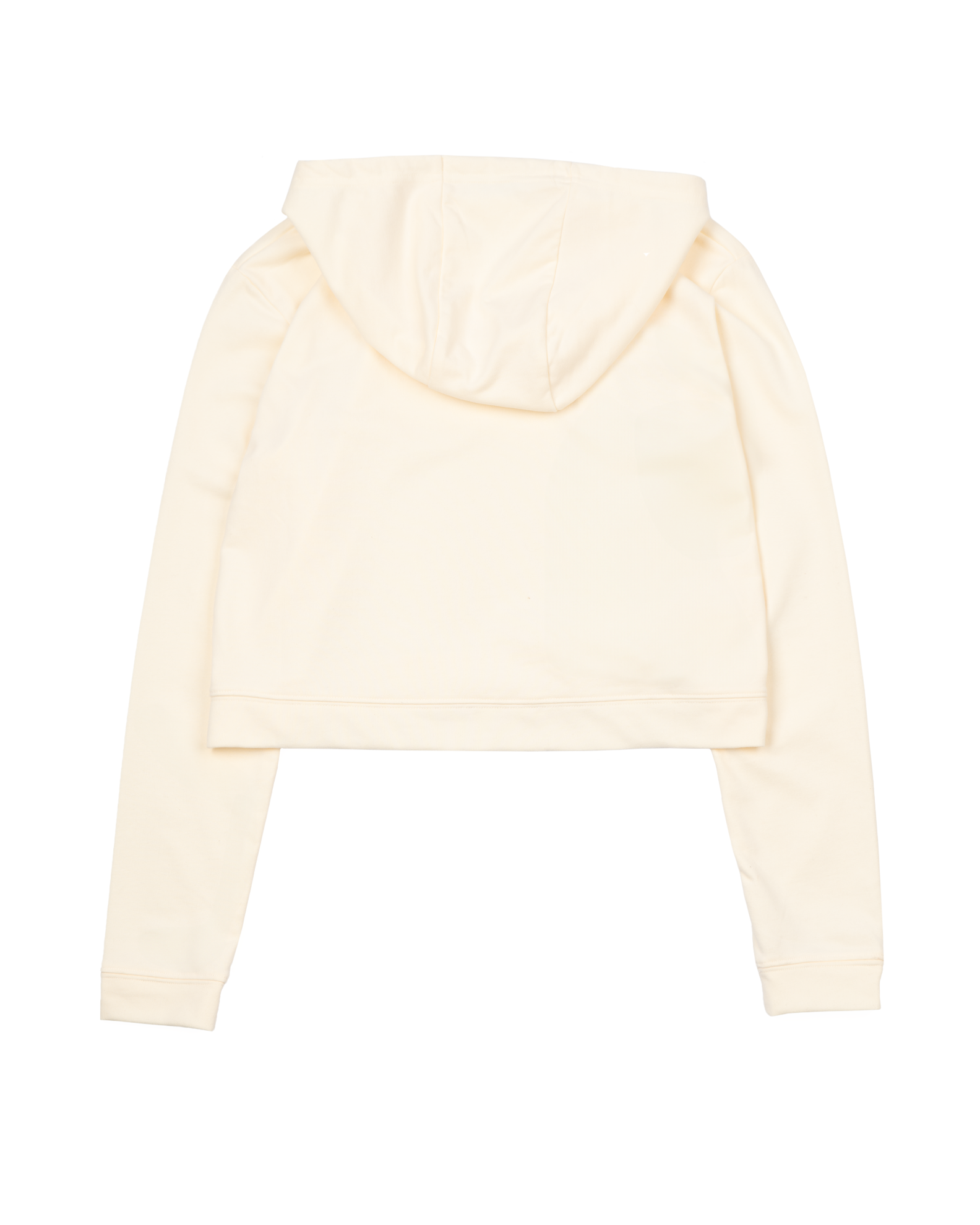 Women's Gaby Cropped L/S Pullover Hoodie - Natural 