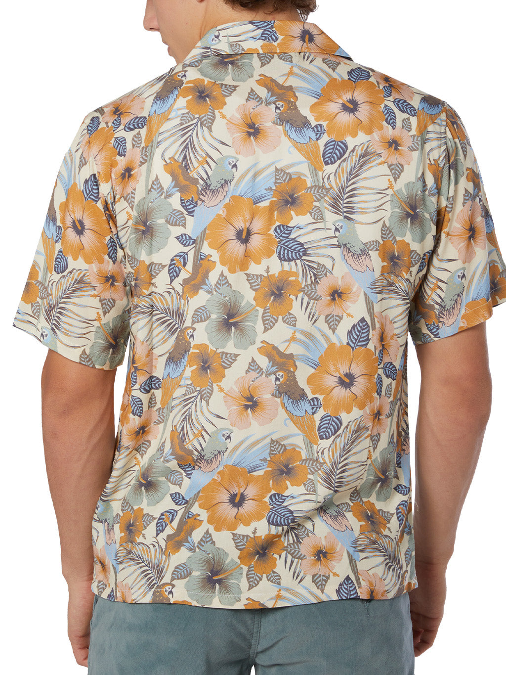 Ezekiel Men's Calabasas Camp Shirt - Bone