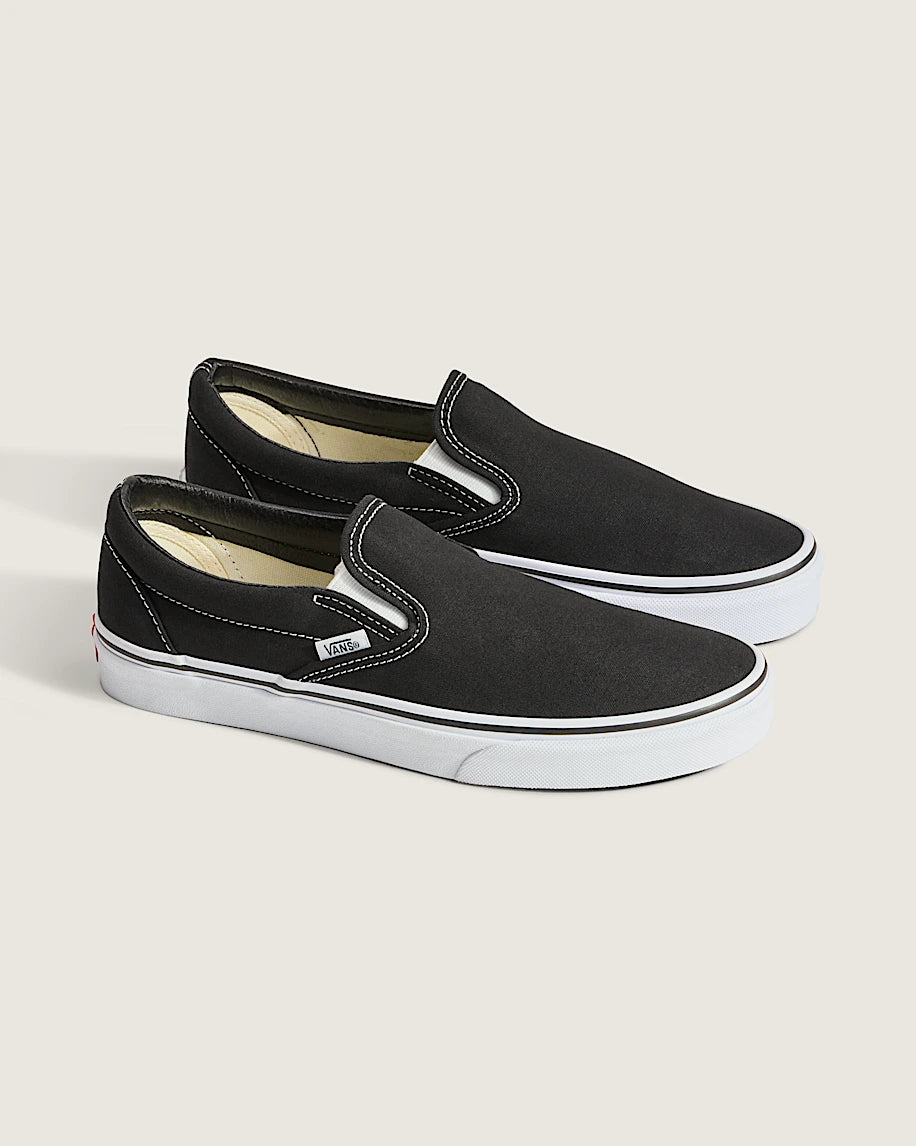 Classic Slip-On Shoes - Black