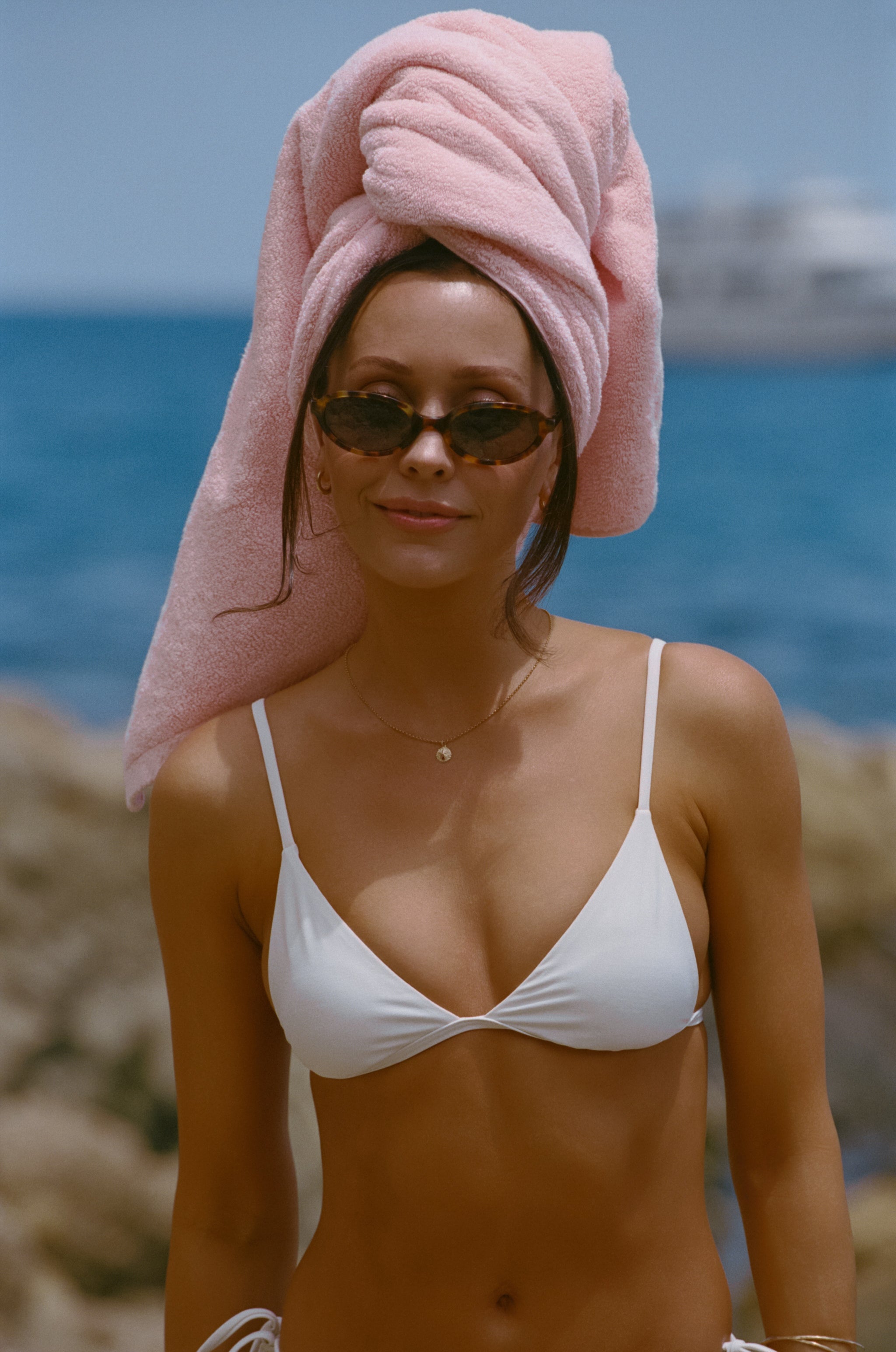 Danielle Brown Clay Swim Top — Vanilla