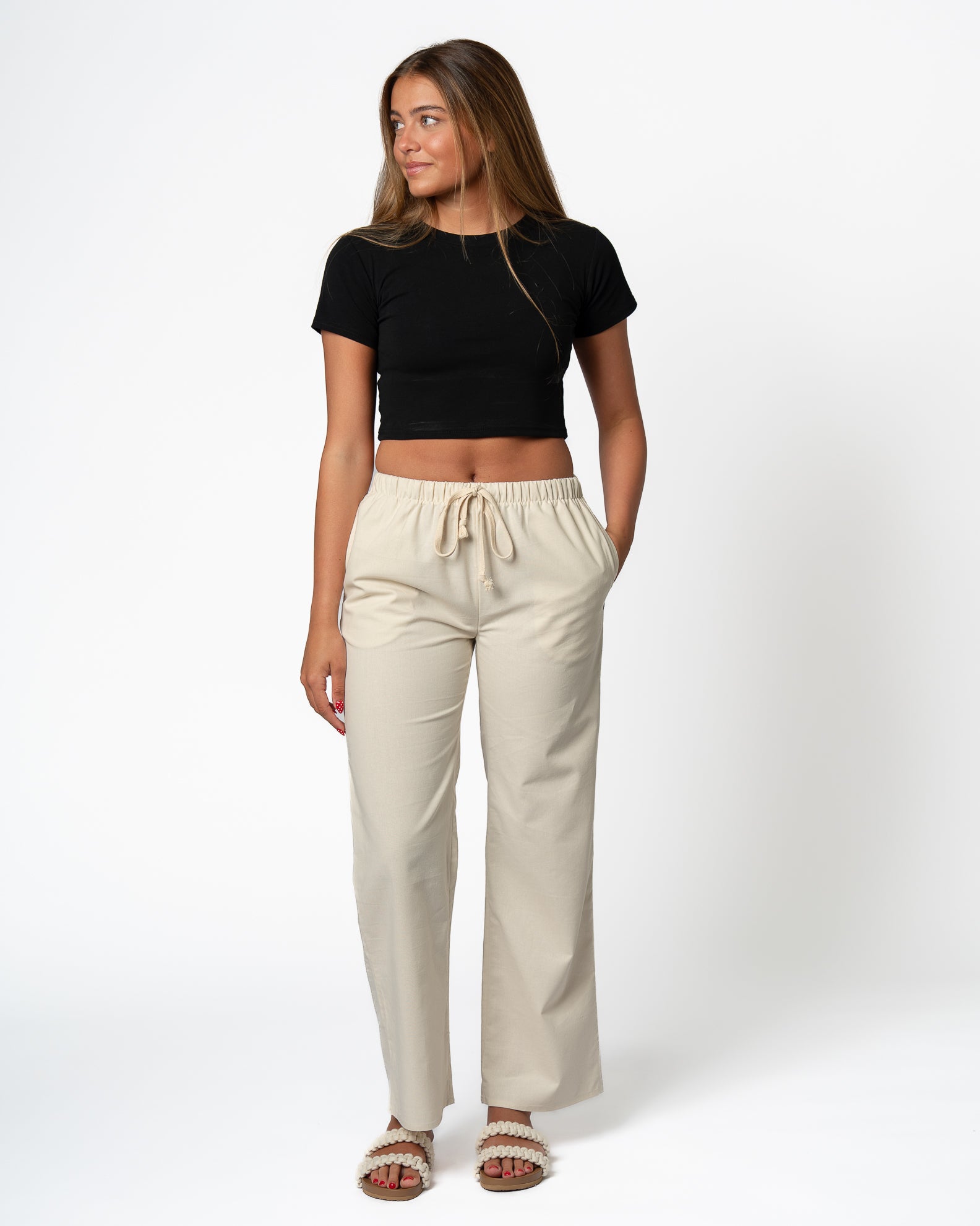 Core Fit Crop S/S Tee - Black