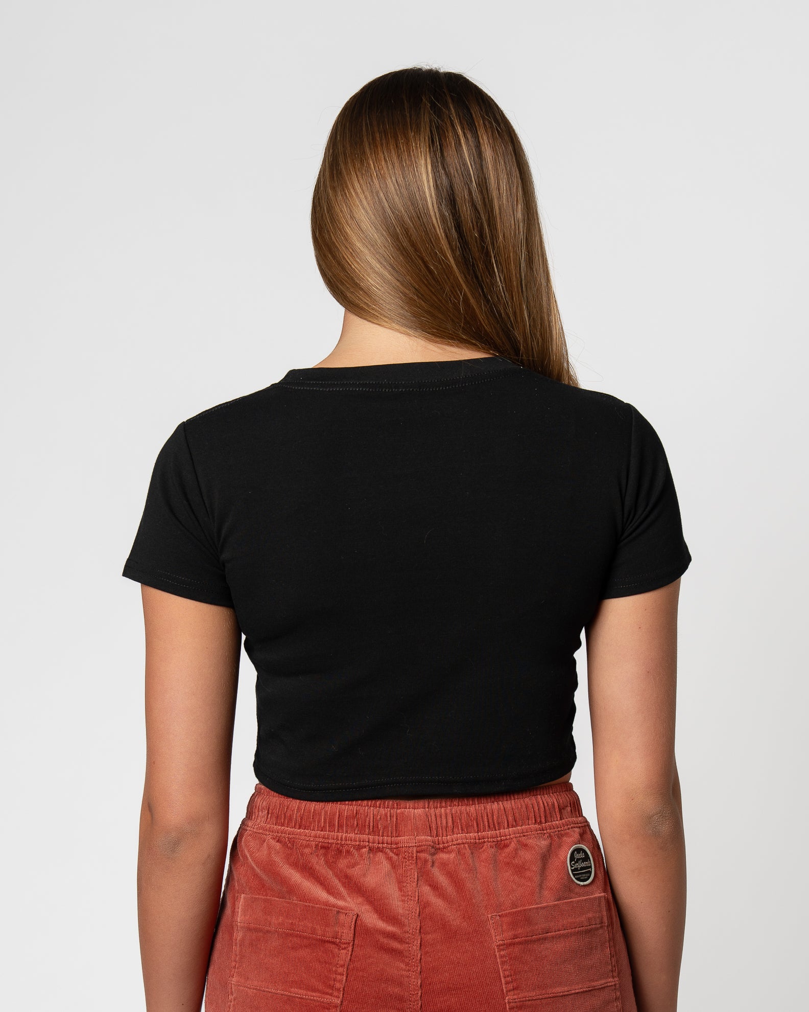 Core Fit Crop S/S Tee - Black