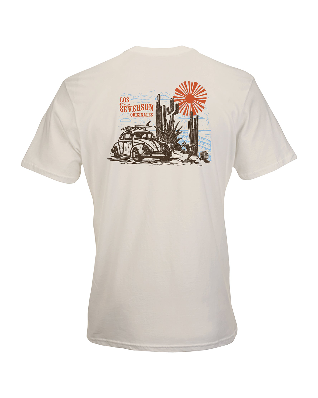 Severson Men's Del Sol Short Sleeve T-Shirt-Vintage White
