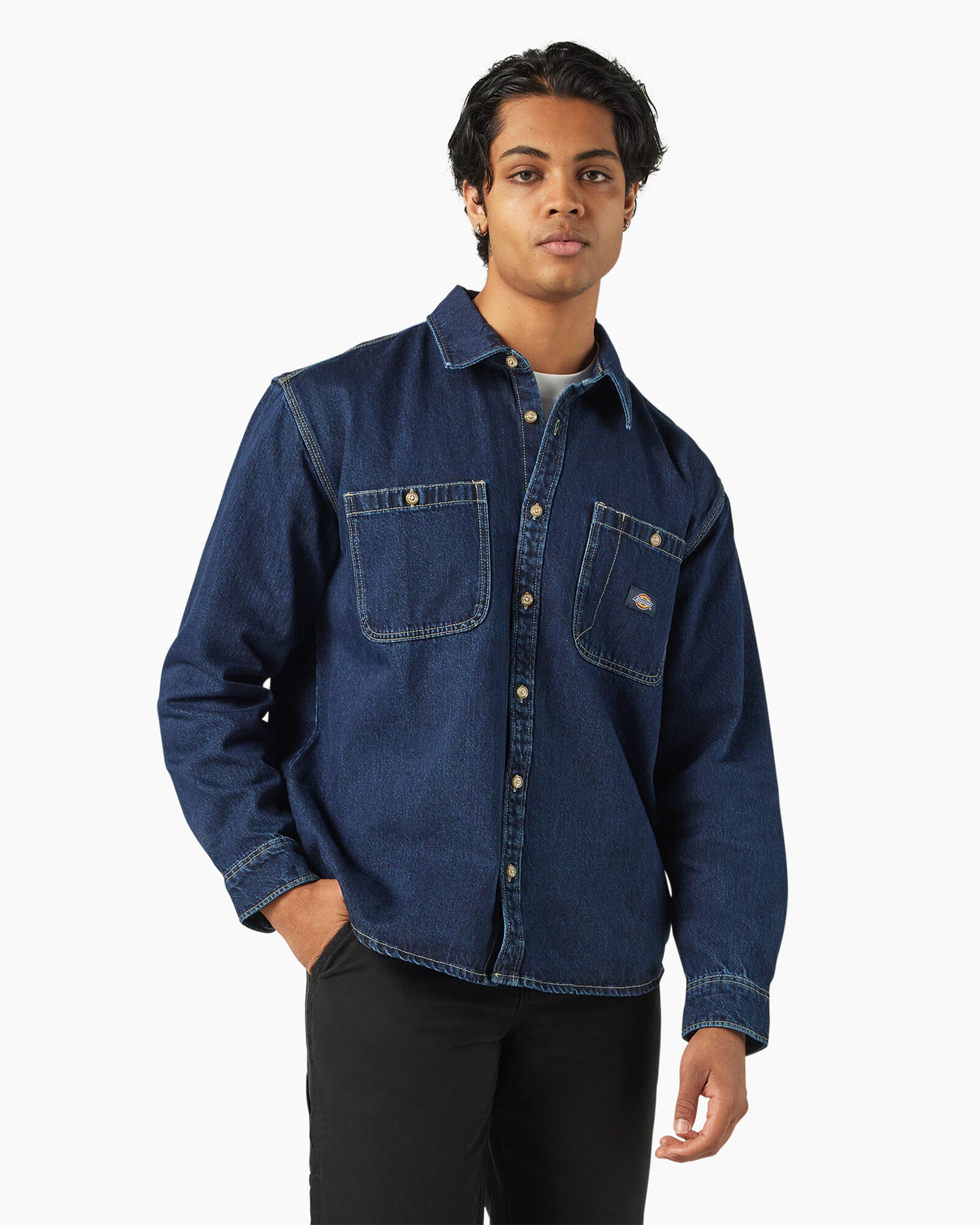 Dickies Mechanic Denim Shirt - Dark Indigo