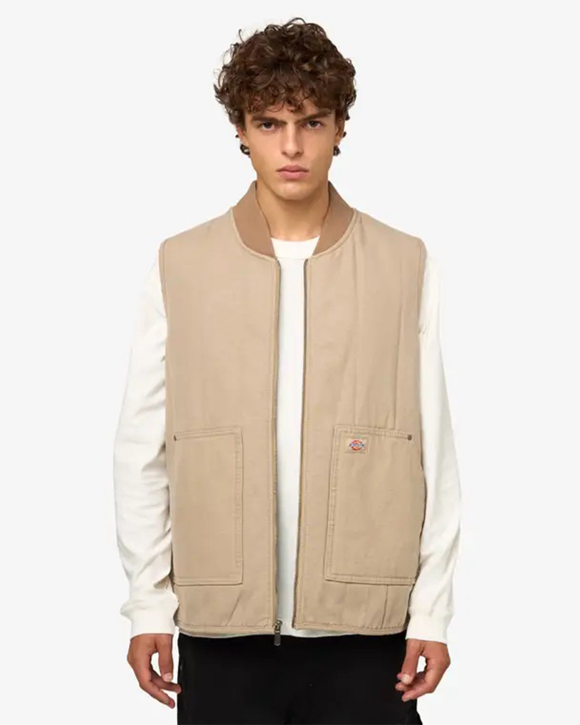 Dickies Quilted Vest - Beige