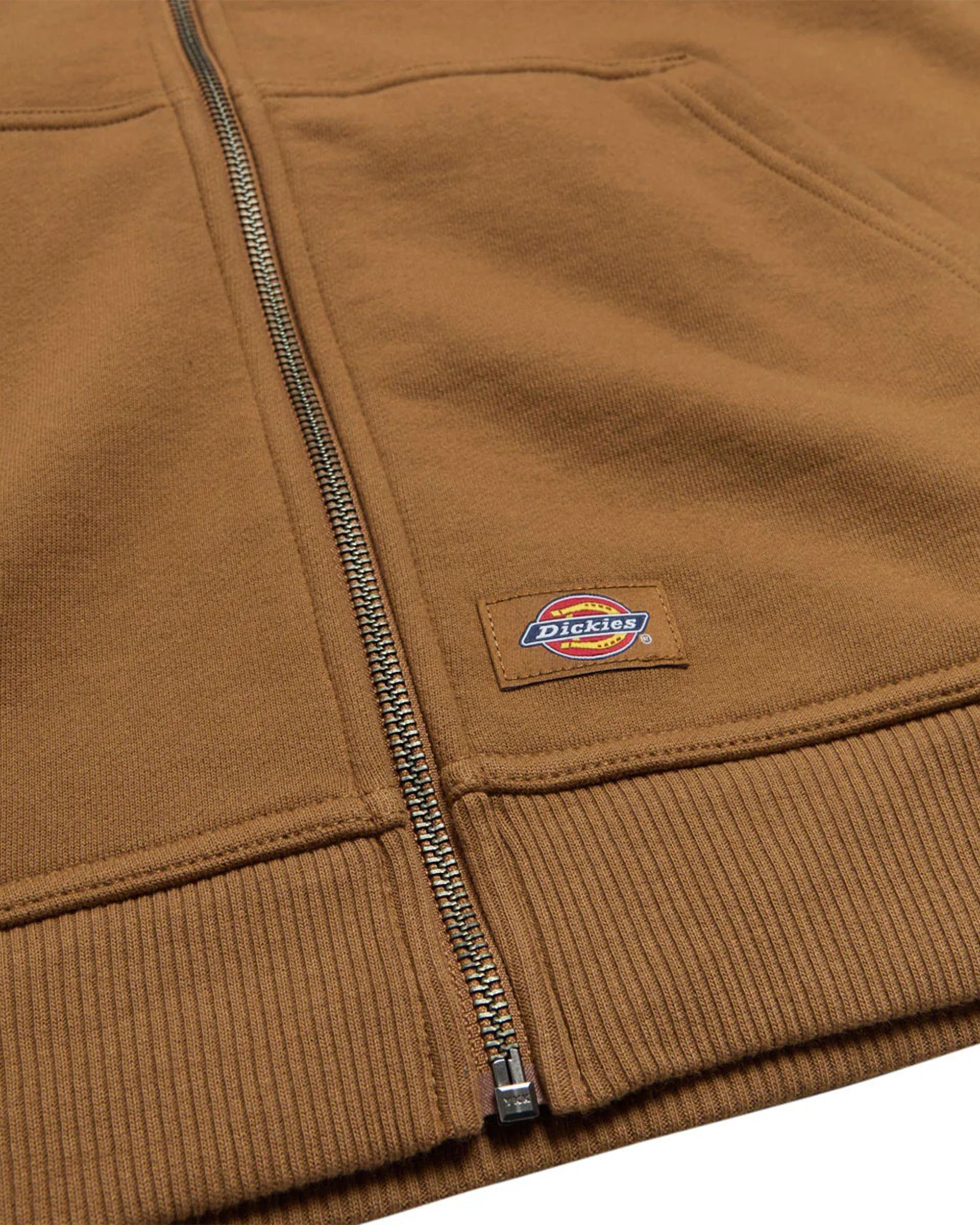 Dickies x Thrasher Zip Up Hoodie - Brown Duck