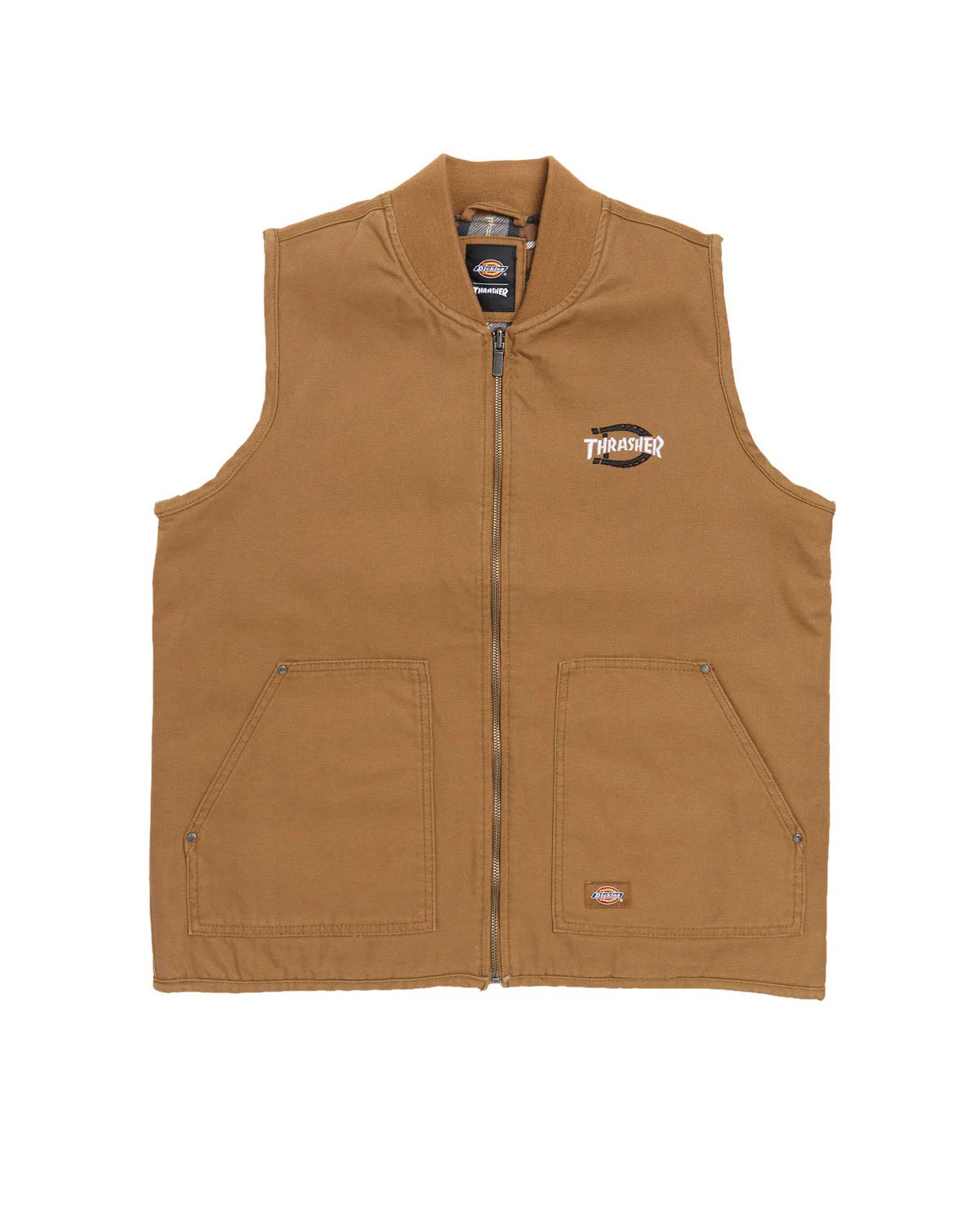 Dickies x Thrasher Vest - Brown