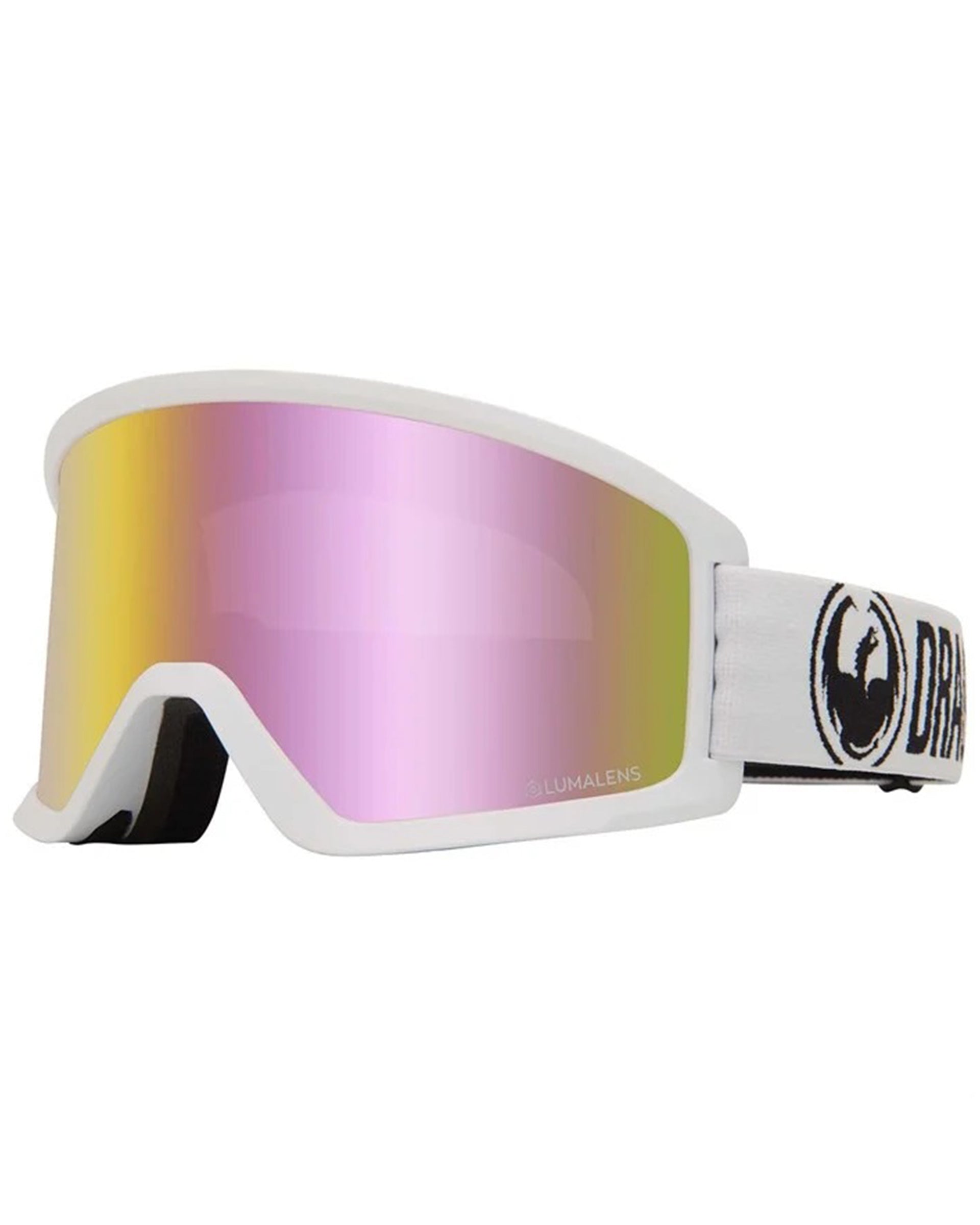 Dragon DX3 OTG Snow Goggles - White/Lumalens Pink Ion