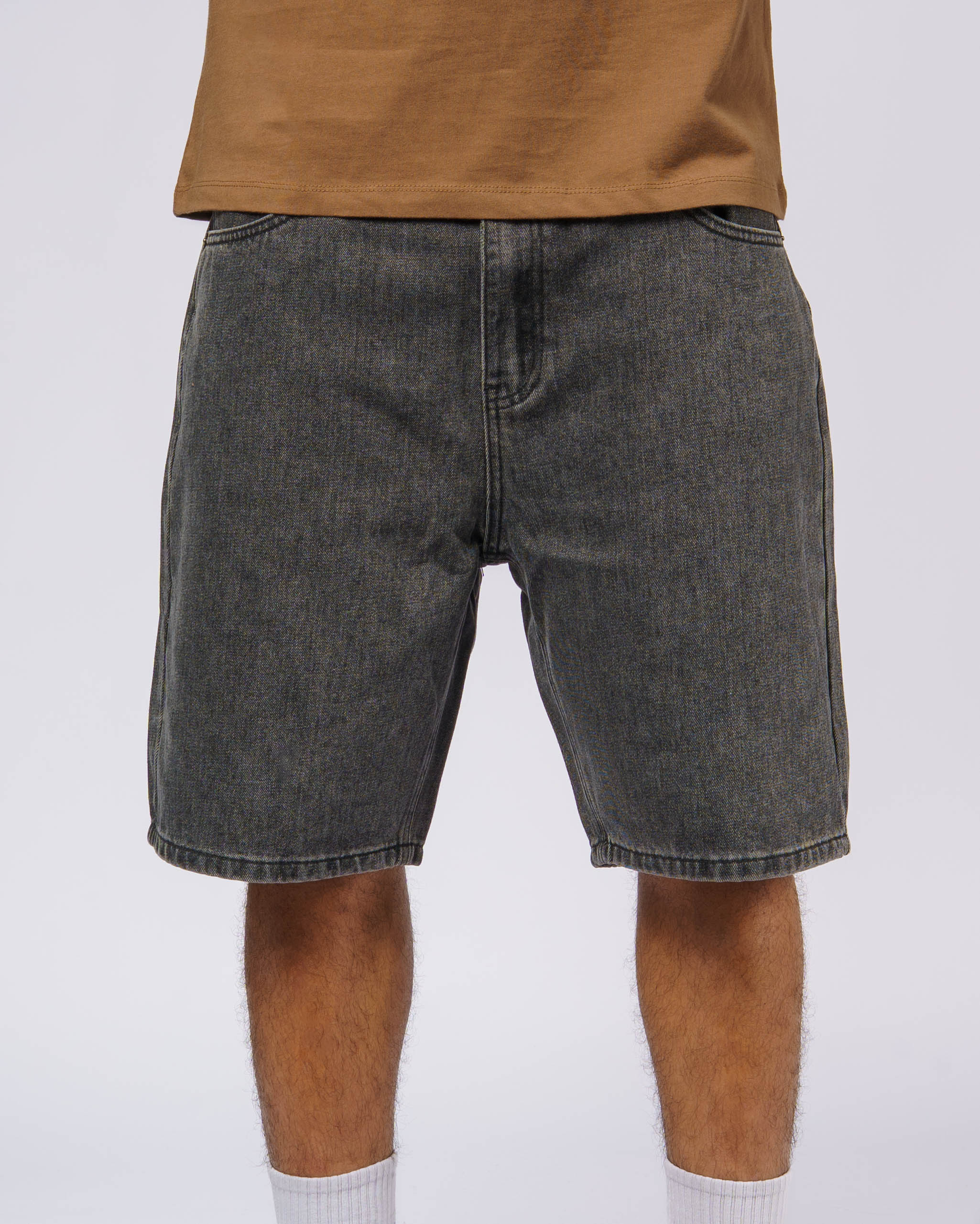 Revert Denim Shorts - Worn Black