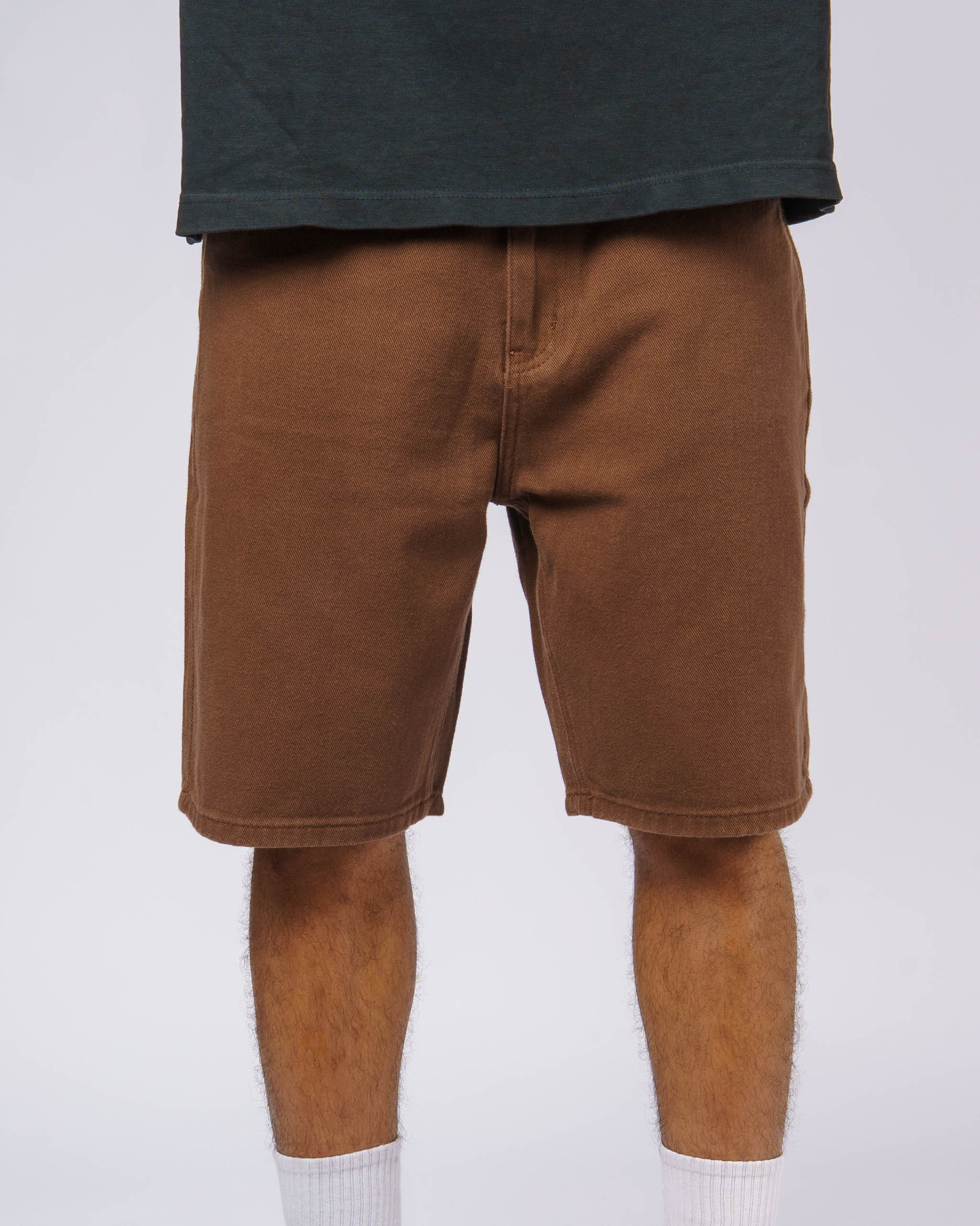 Revert Denim Shorts - Brown