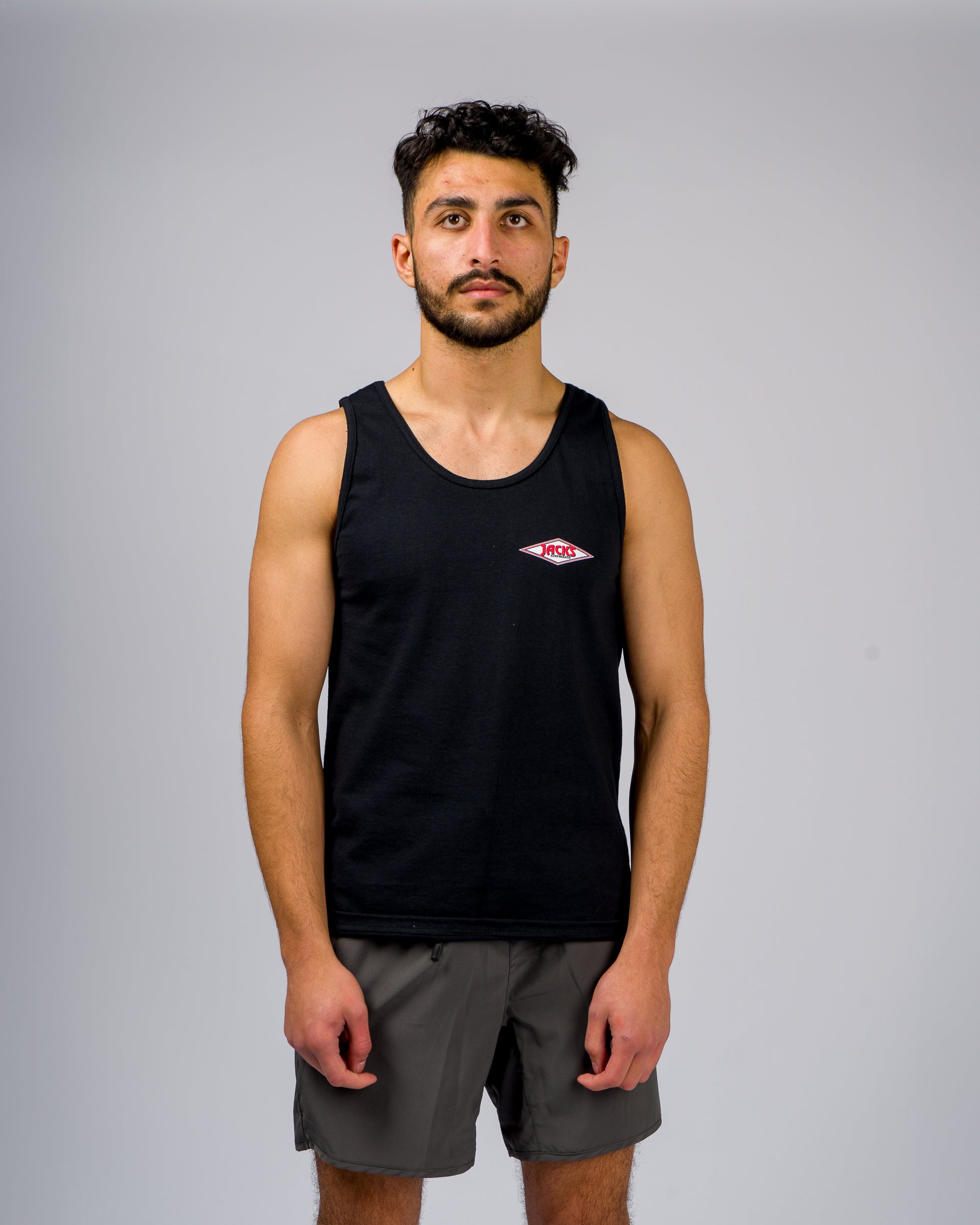 Novatradesstore Men's California Diamond Transport Tank Top - Black