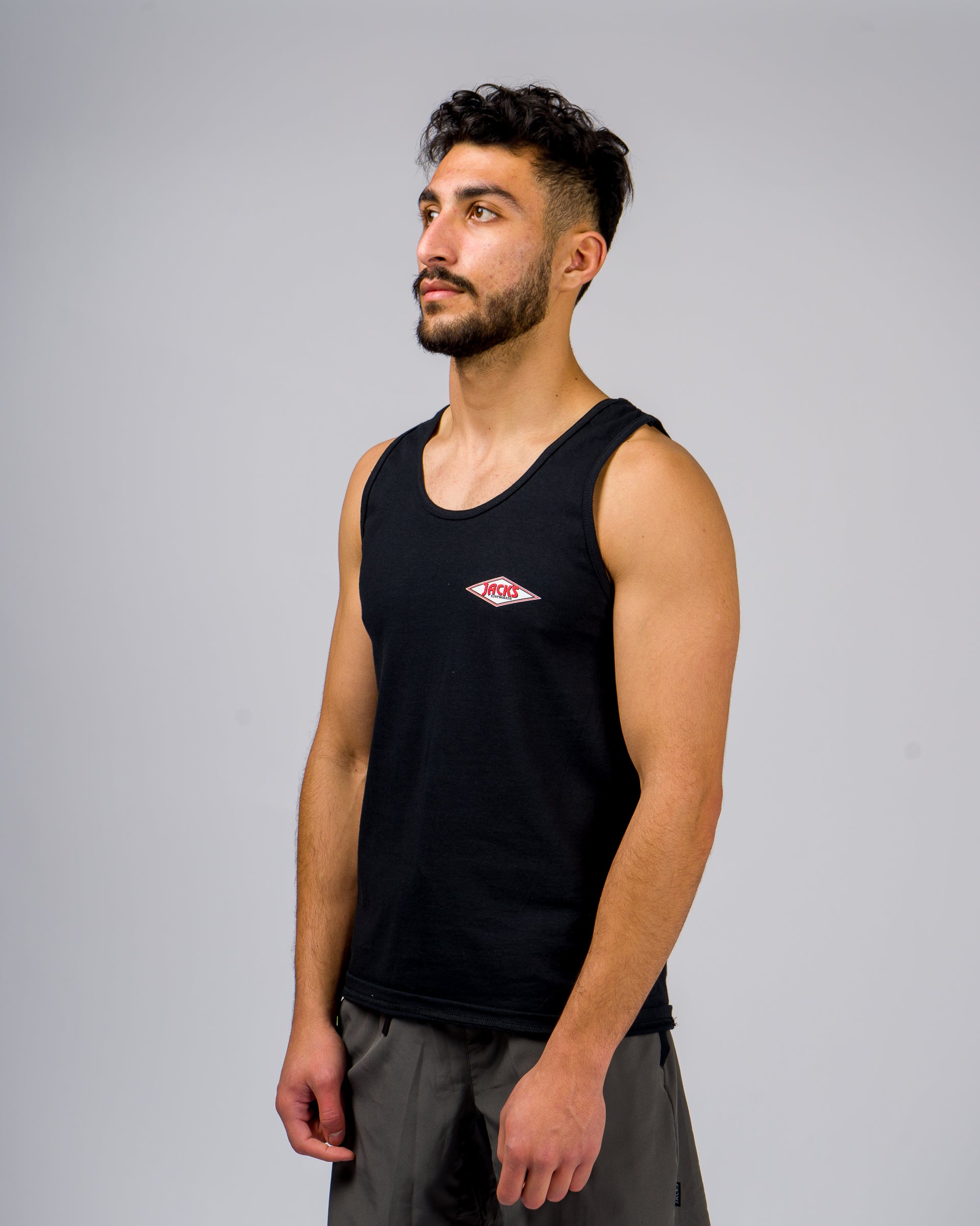 Novatradesstore Men's California Diamond Transport Tank Top - Black