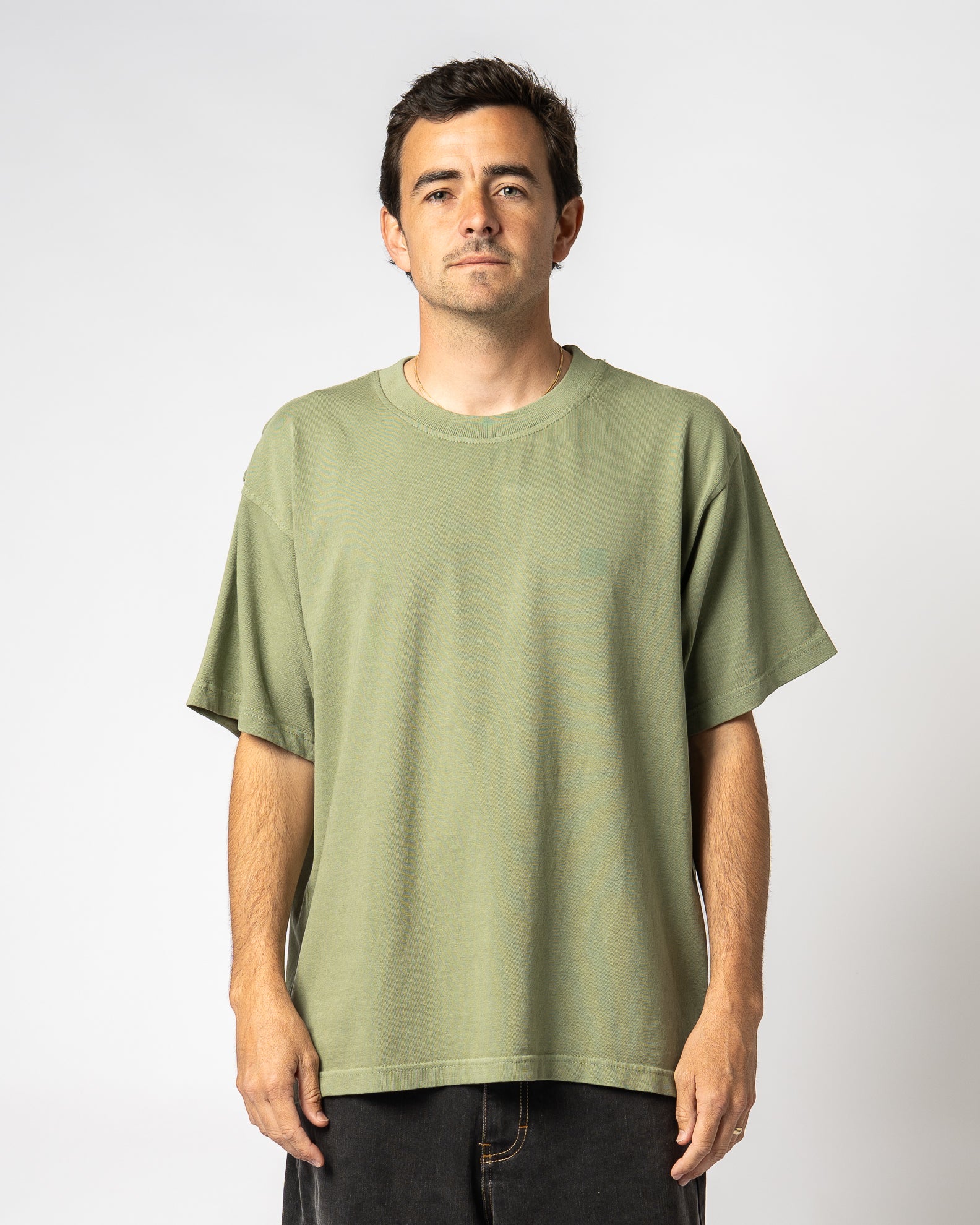 Garage Volt S/S Tee - Oil Green