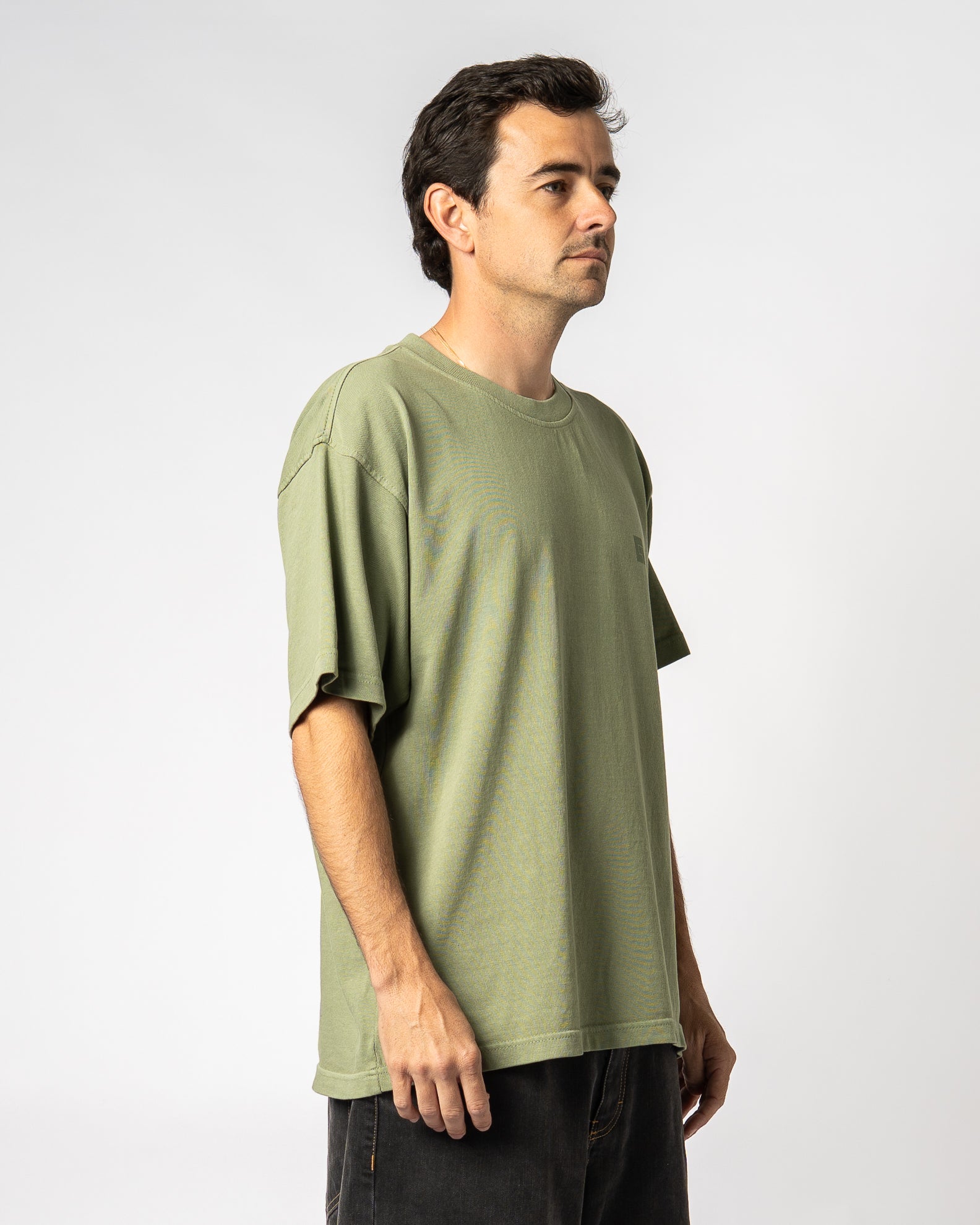 Garage Volt S/S Tee - Oil Green