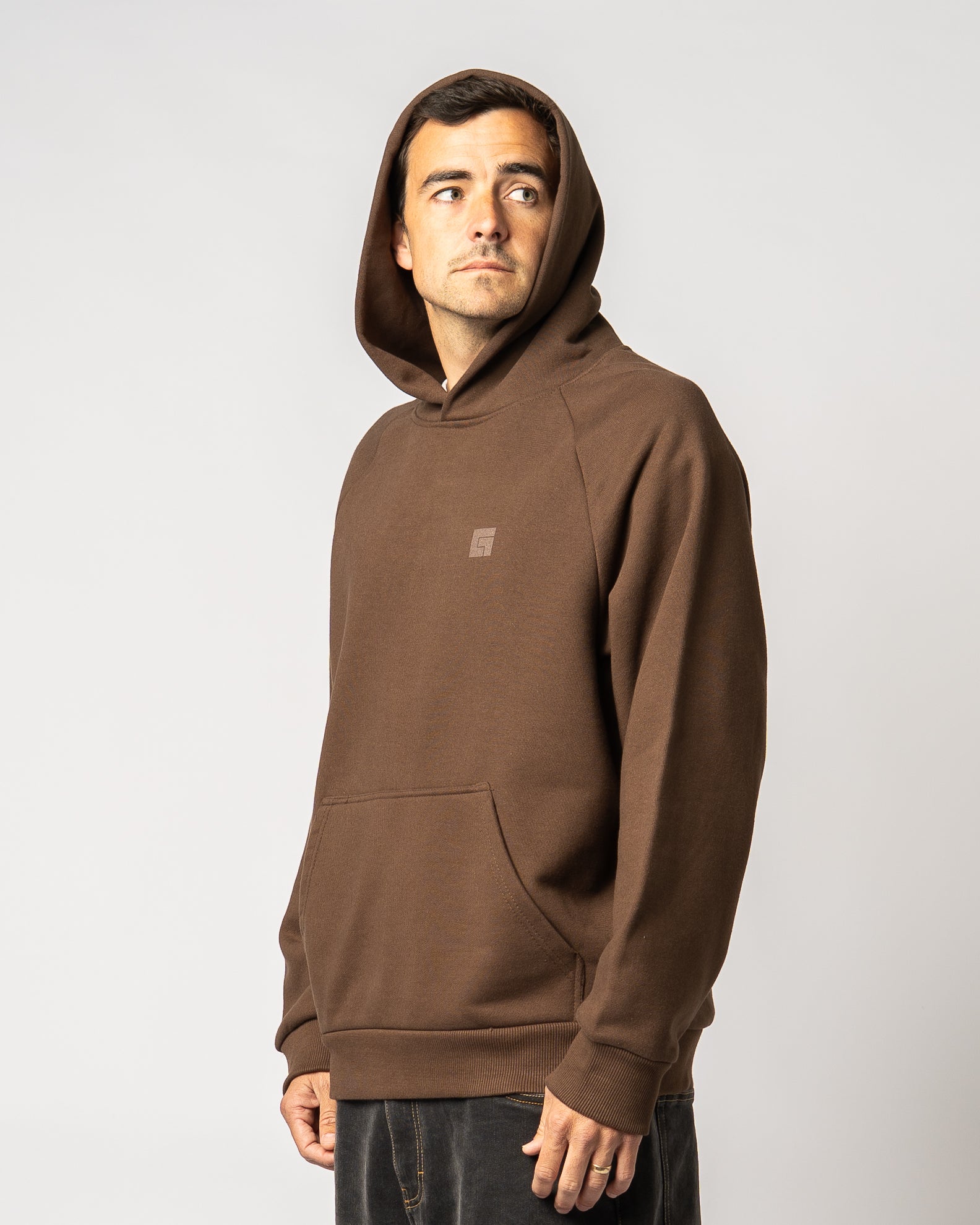 Volt Pullover Hoodie - Chocolate Brown