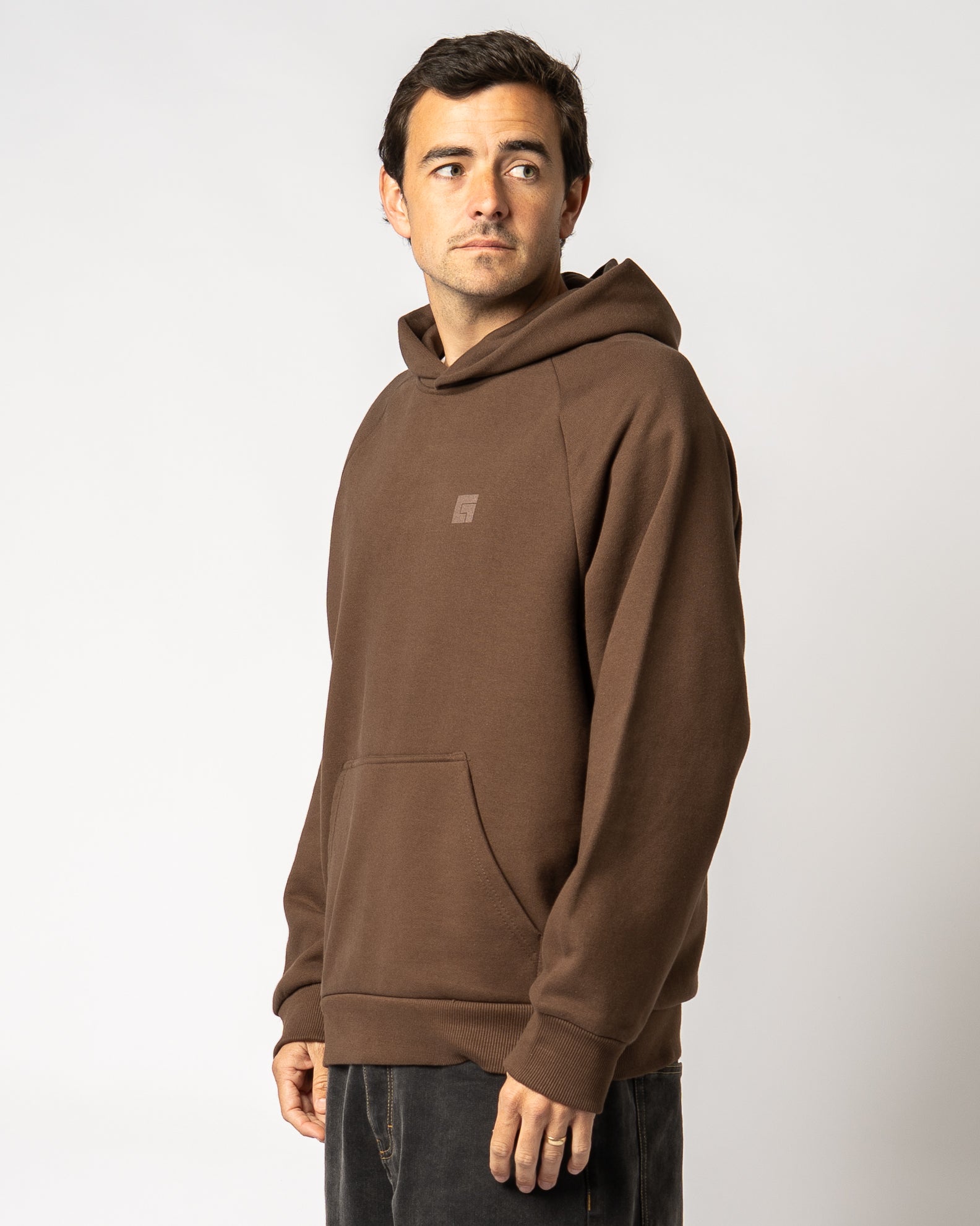 Volt Pullover Hoodie - Chocolate Brown
