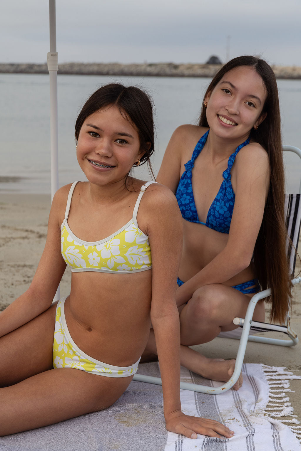 JS Swim X NCL Girl's (8-16) Mia Swim Top