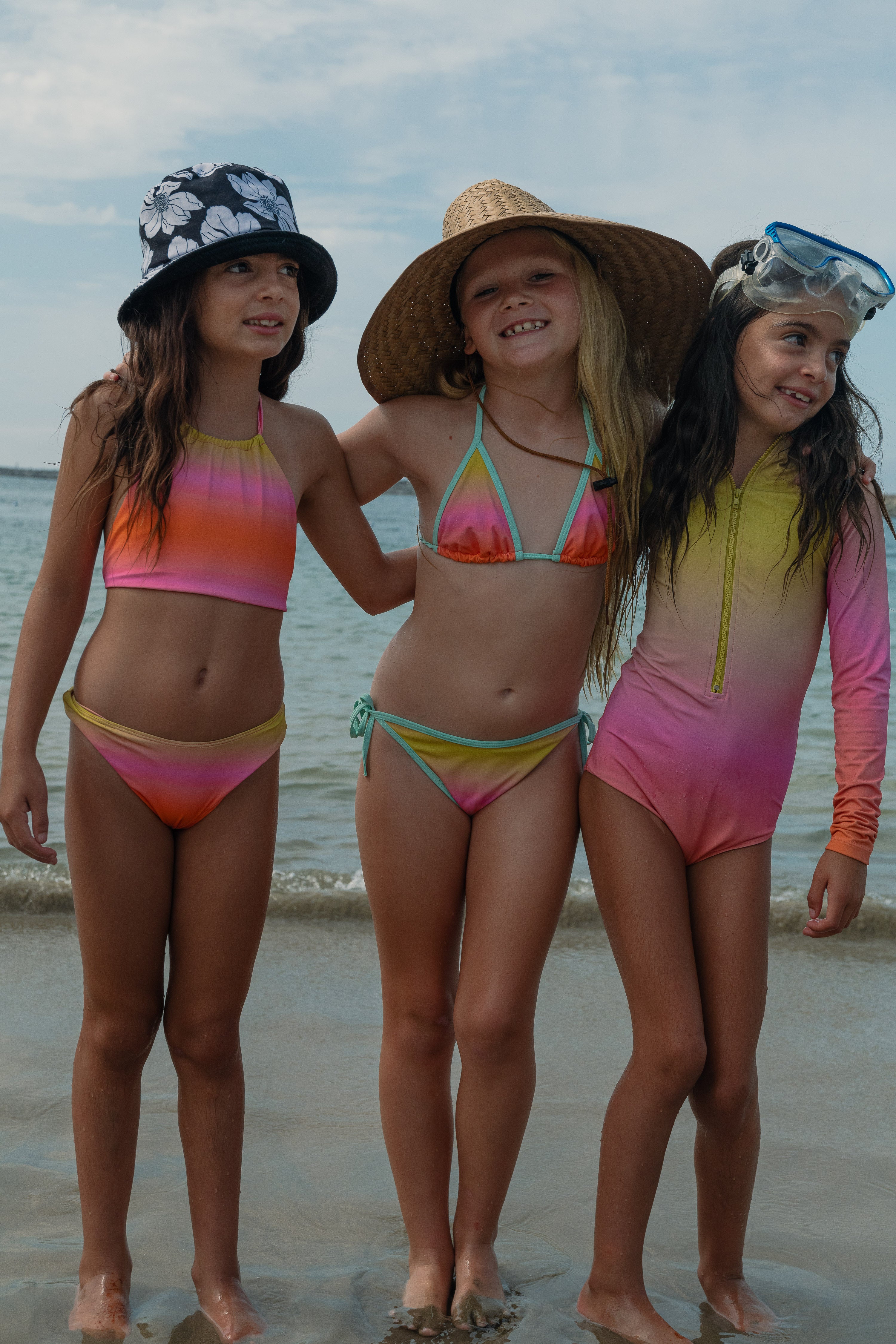 (8-16) Girl's Coco Swim Set - MUL