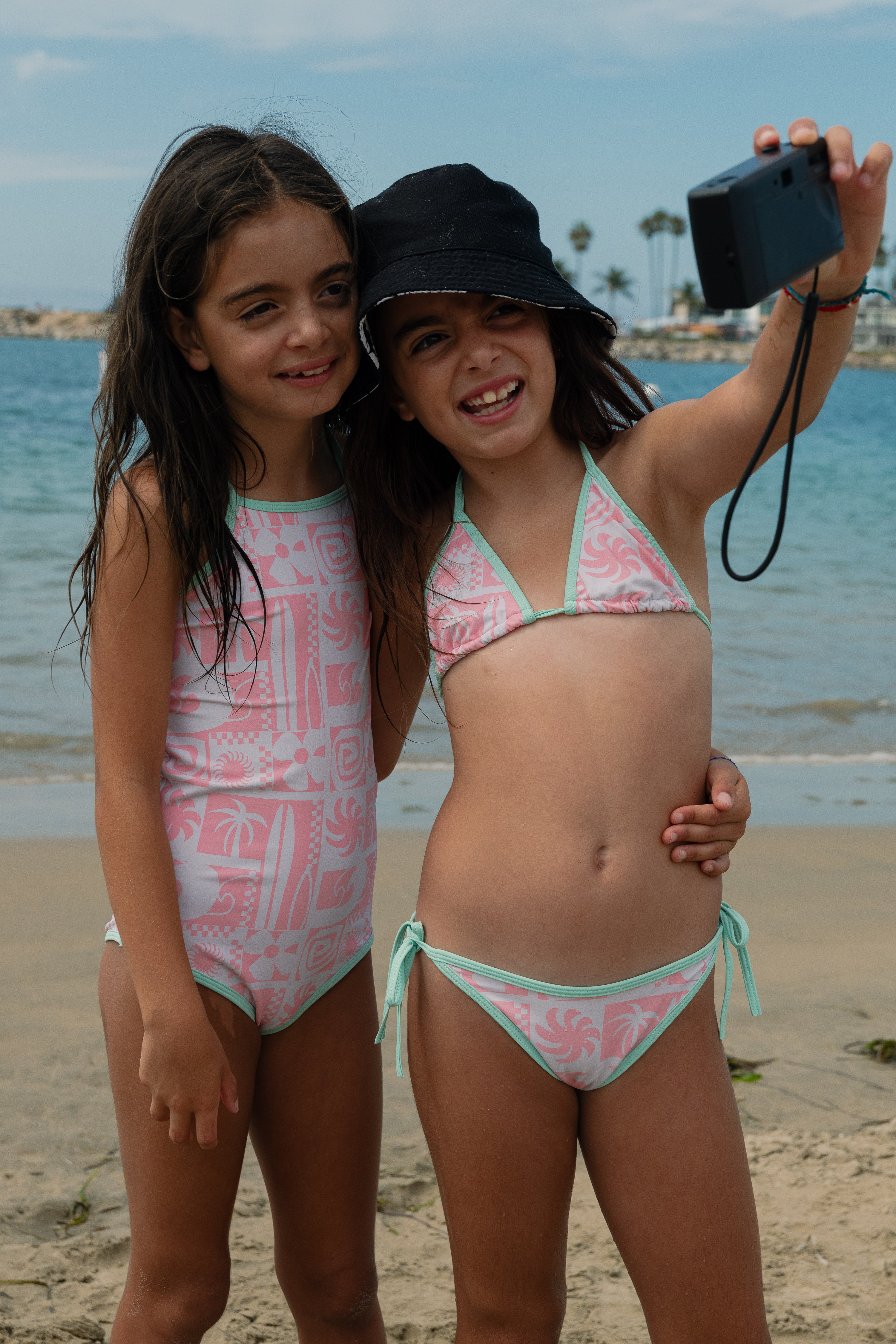 (8-16) Girl's Kiki Swim Set - PNKB