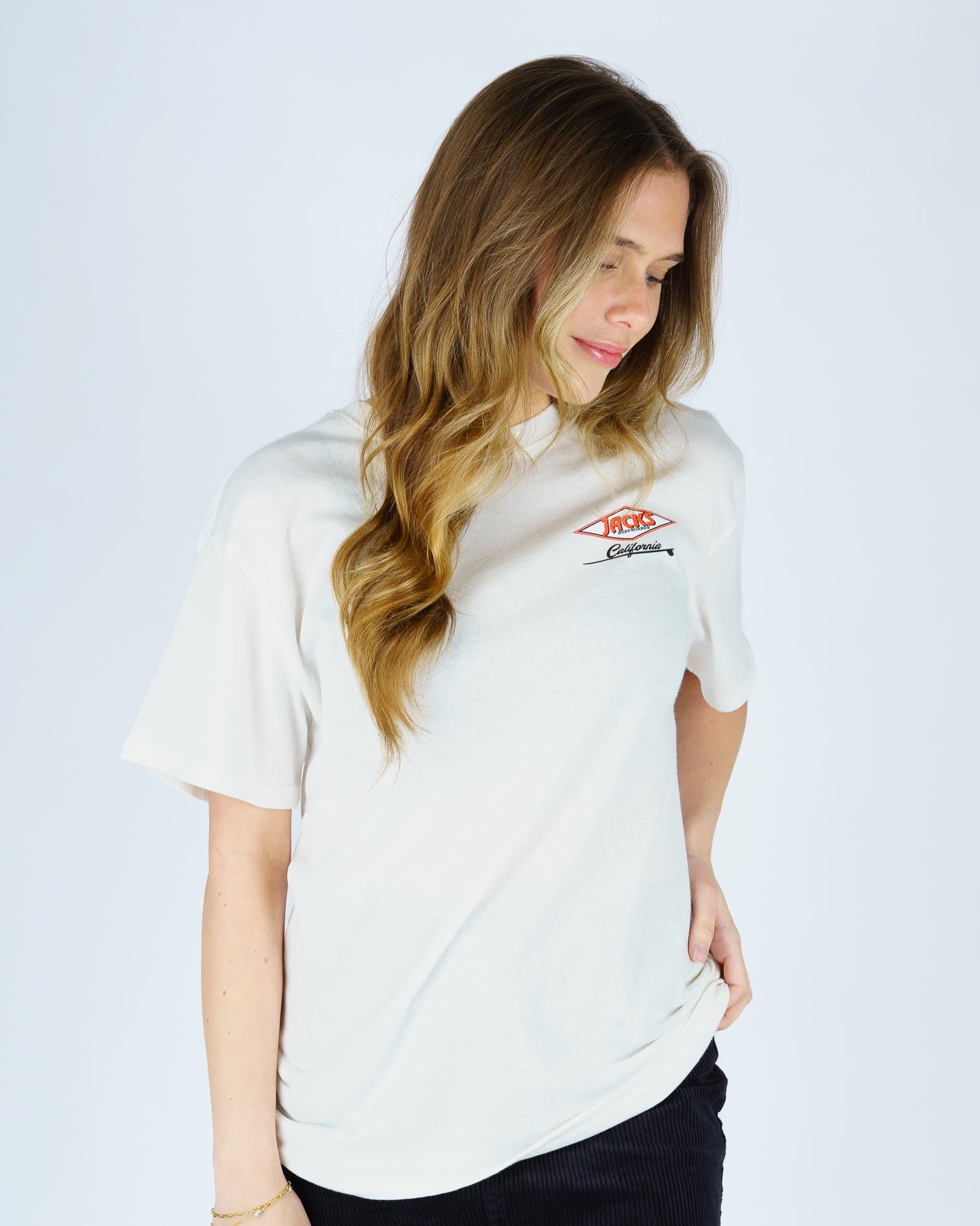 Cal Diamond S/S Tee - White
