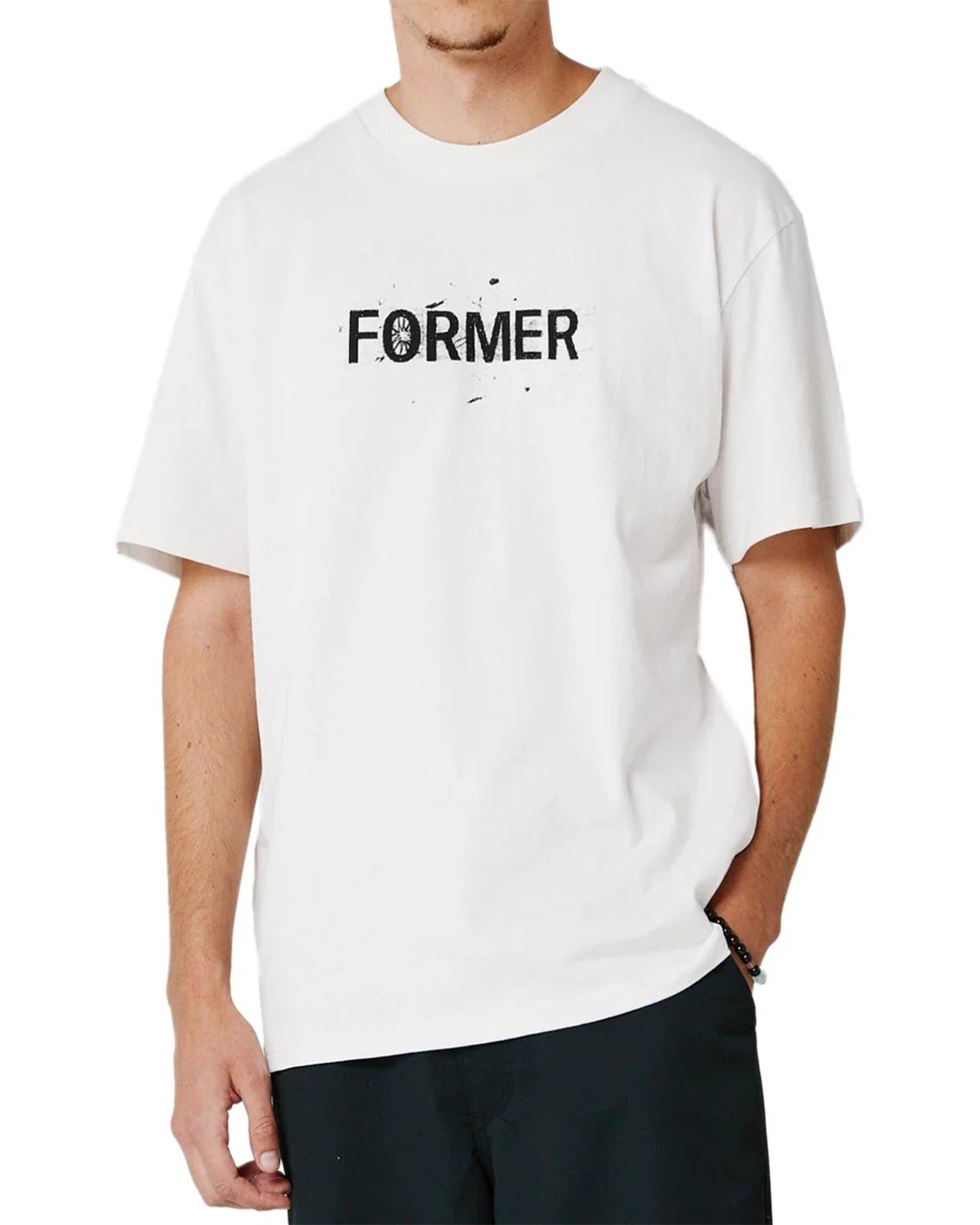 Former Legacy Scratch S/S T-Shirt - Bone