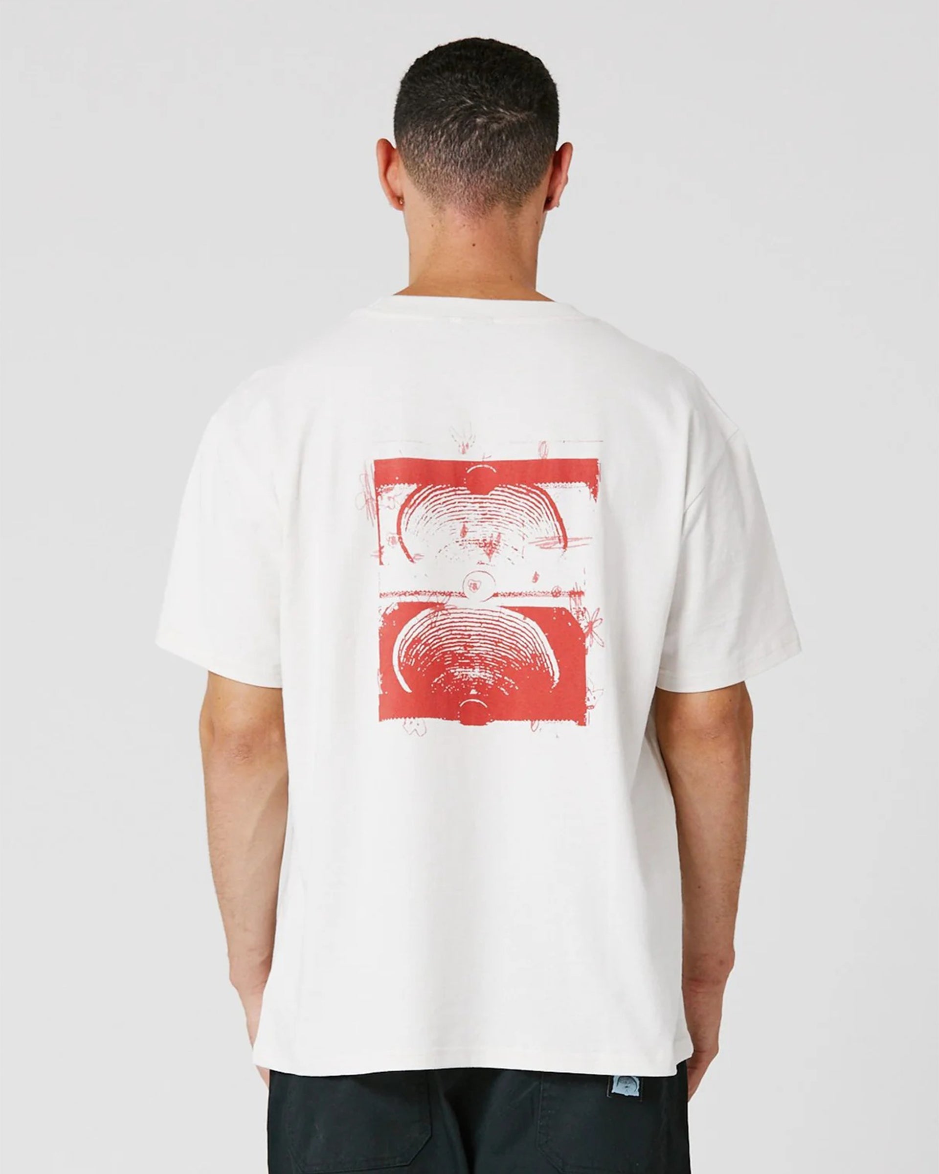 Crux Scratch S/S T-Shirt - Bone