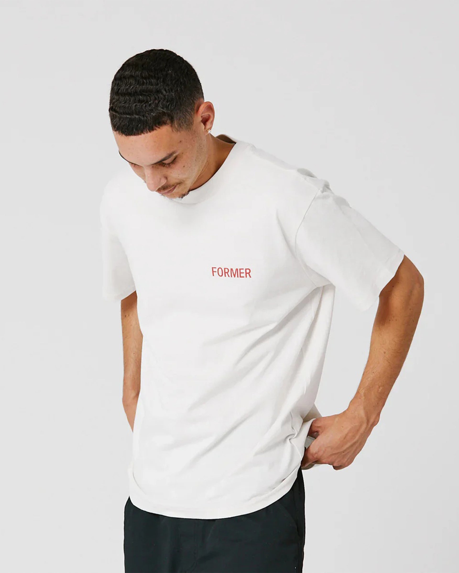 Crux Scratch S/S T-Shirt - Bone