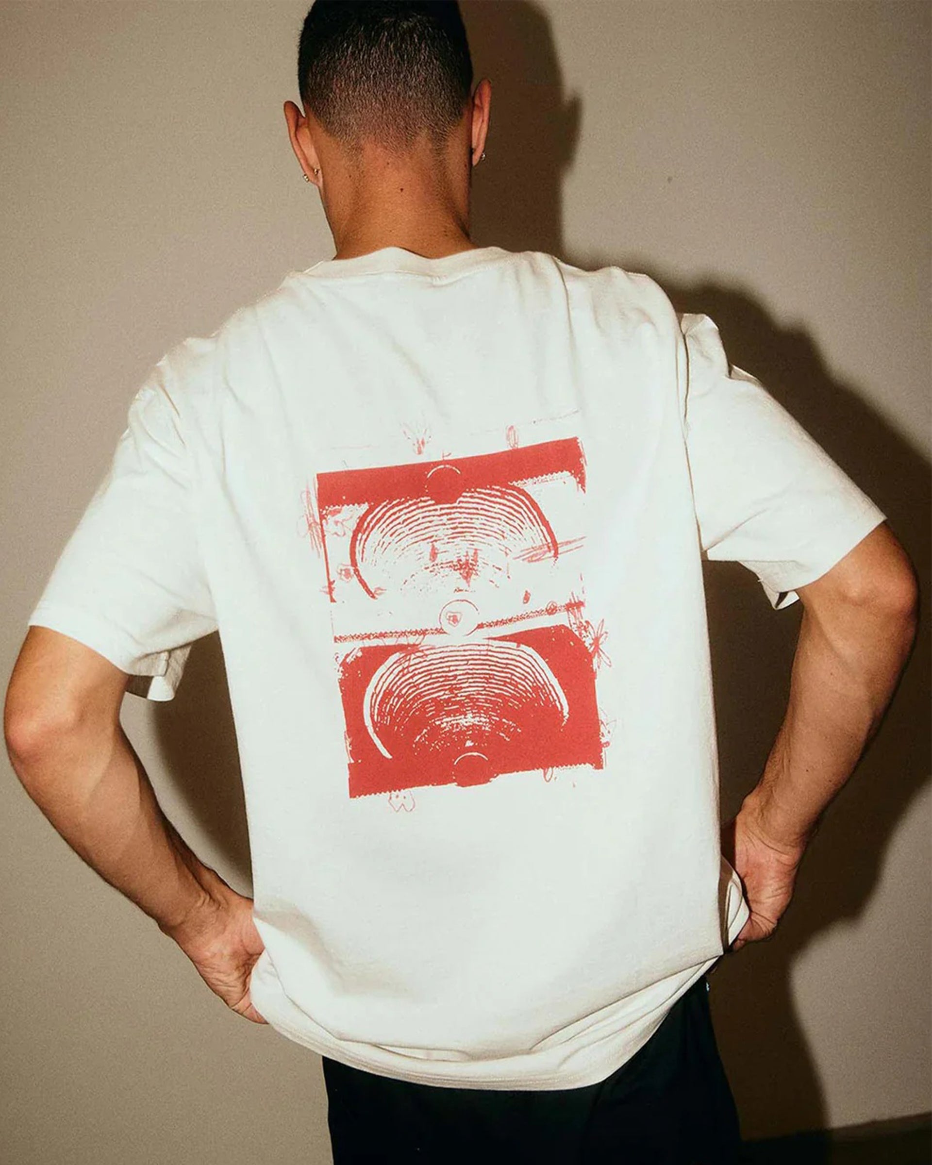 Crux Scratch S/S T-Shirt - Bone