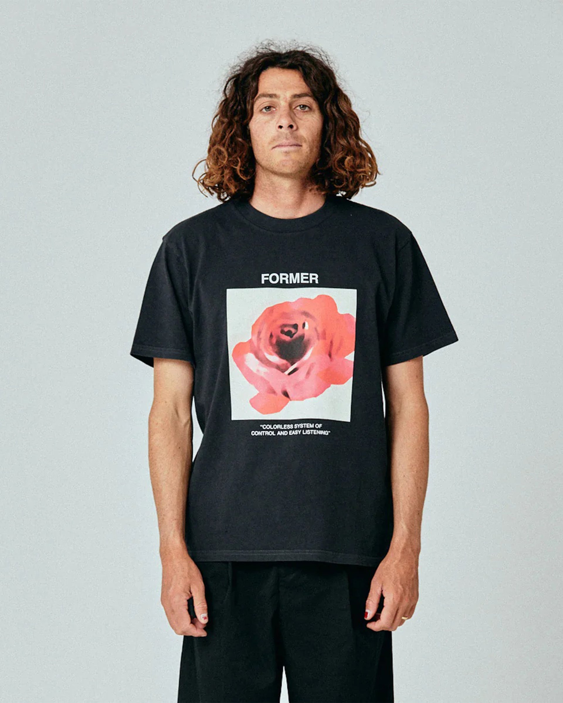 Rosette S/S T-Shirt - Black