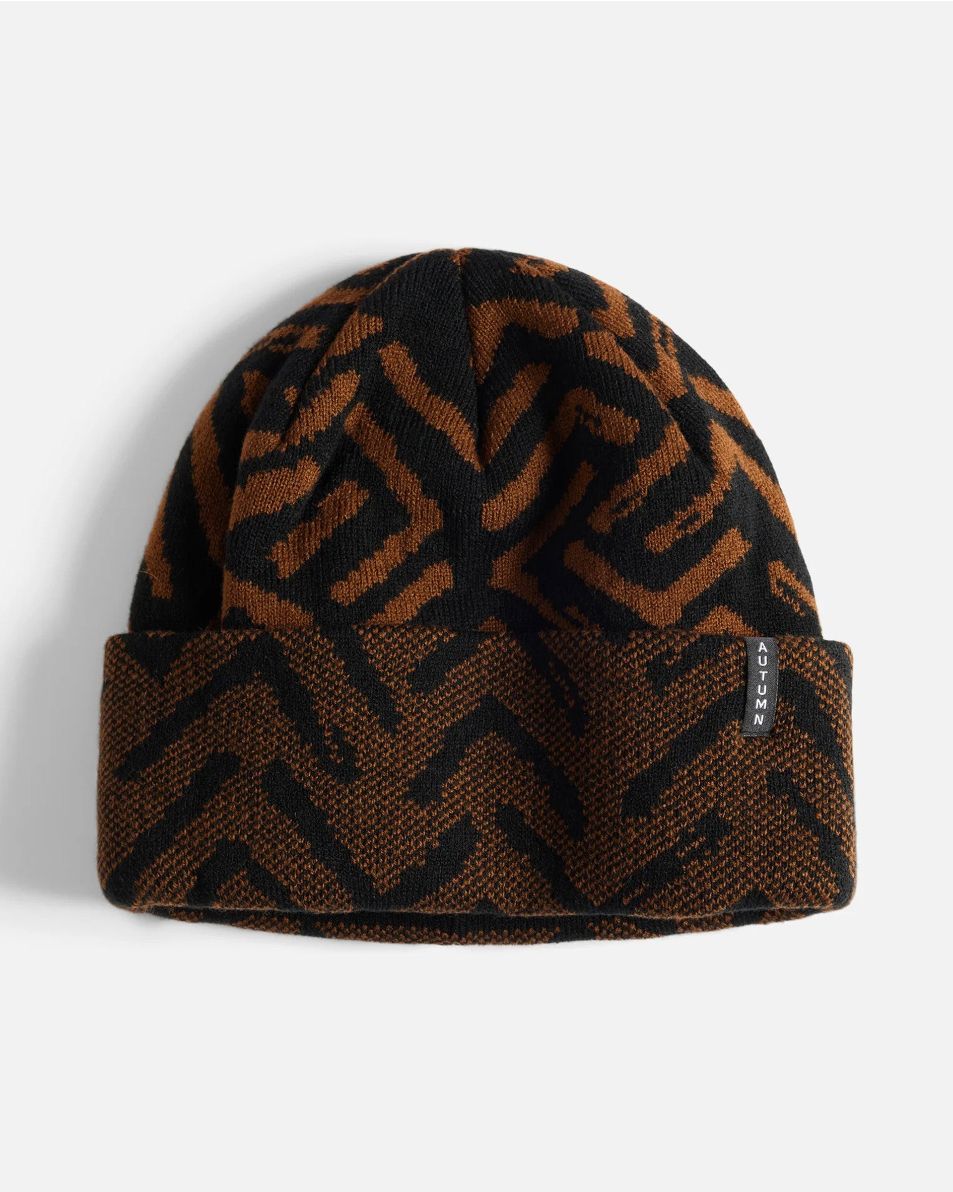 Autumn Geo Beanie
