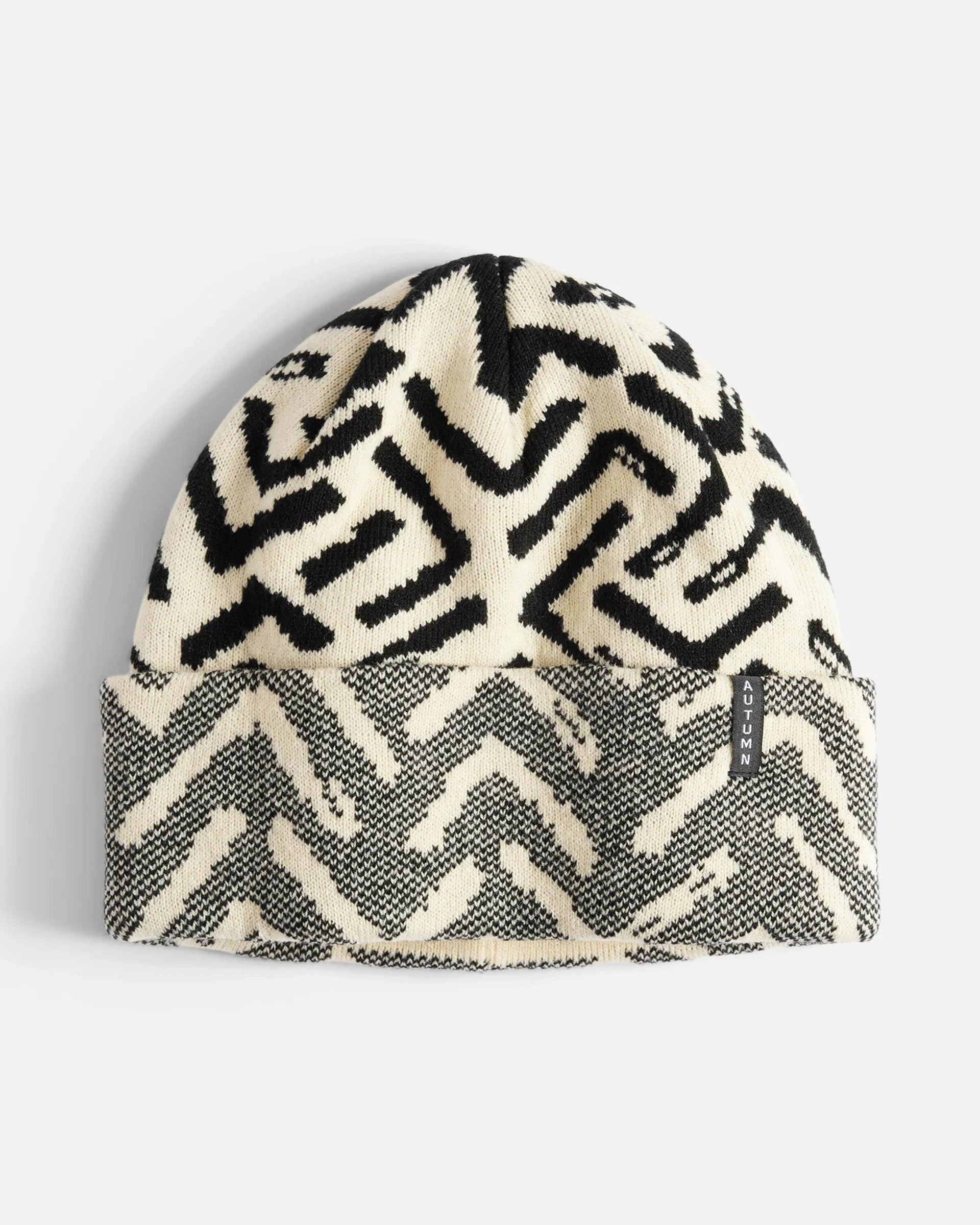 Autumn Geo Beanie