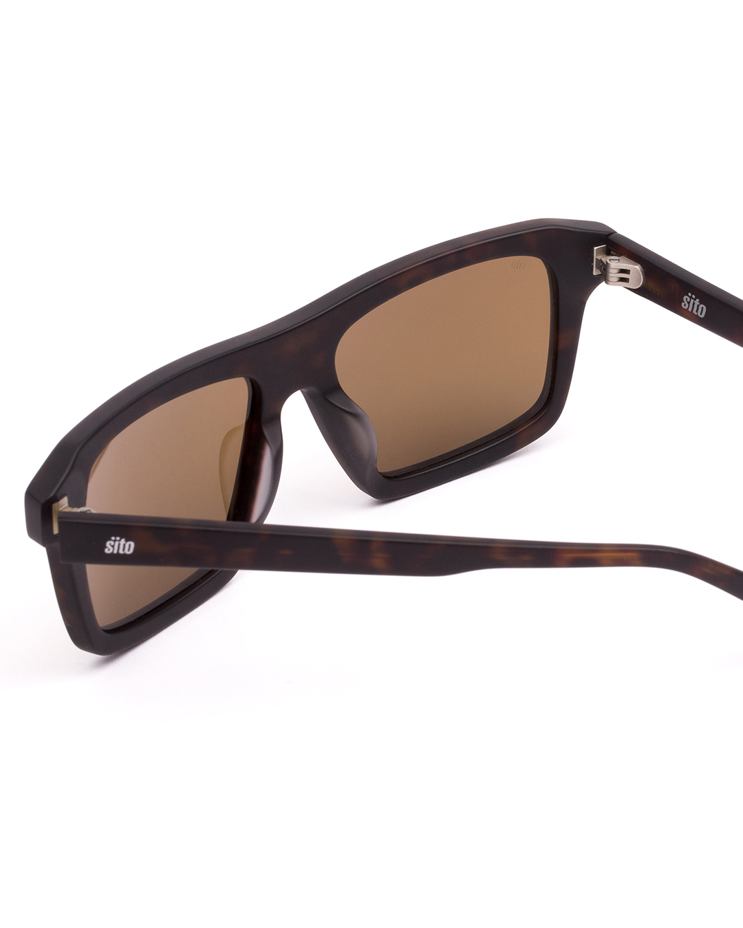 Sito Shades Men's GT Sunglasses - Matte Chestnut Tort / Brown Polar 