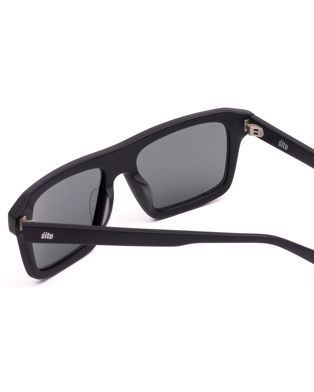 Sito Shades Men's GT Sunglasses - Matte Black / Iron Grey Polar 