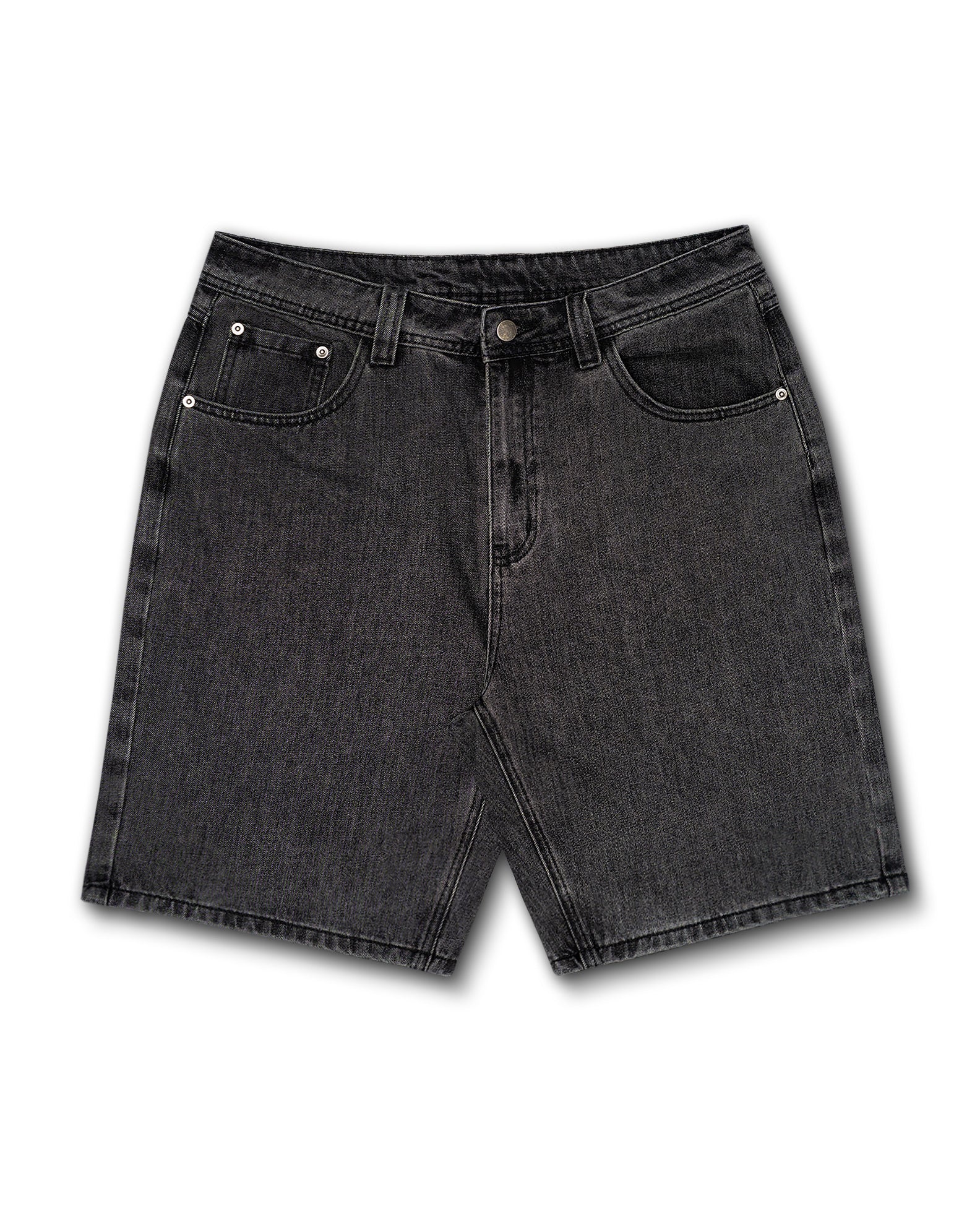 Revert Denim Shorts - Worn Black