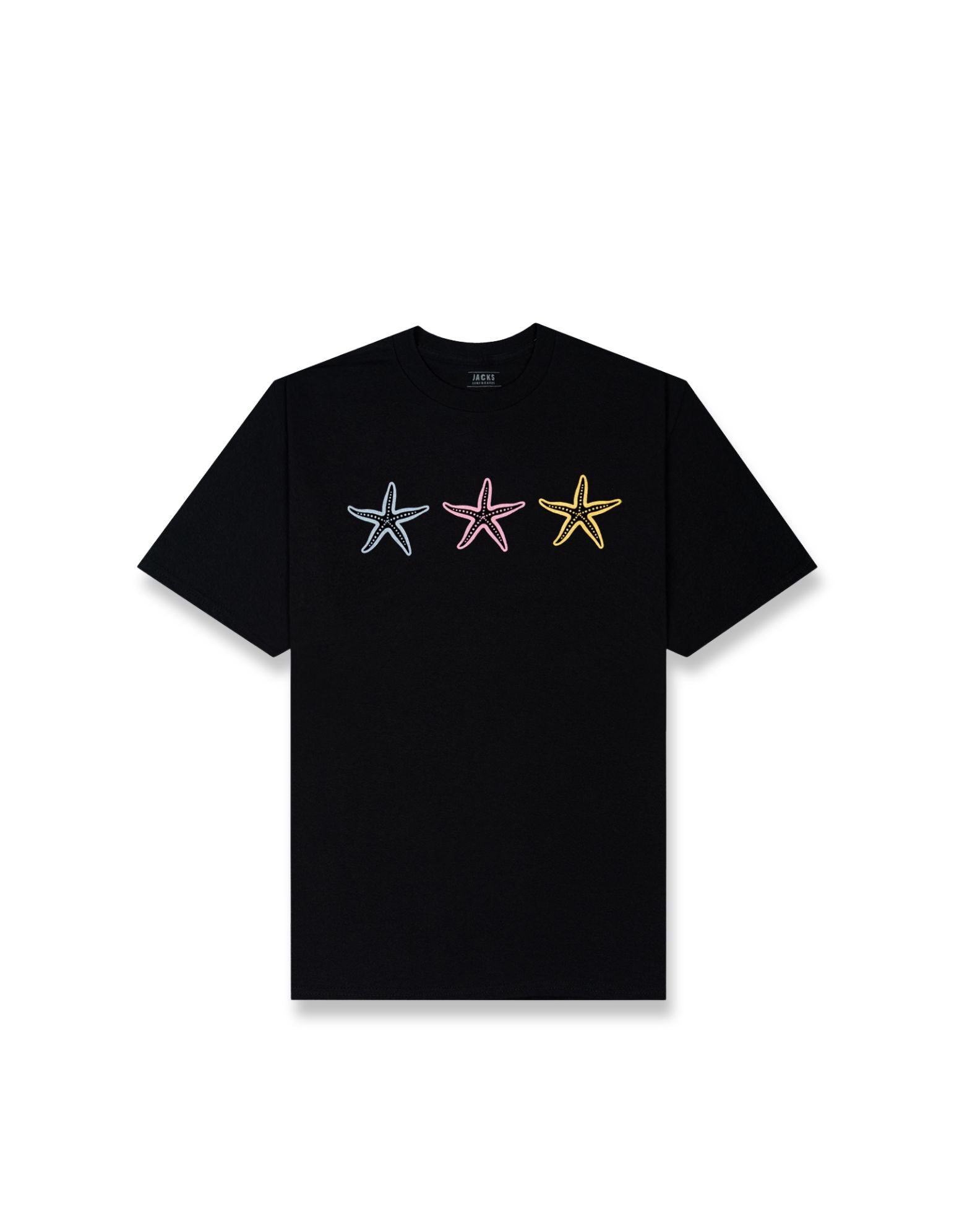 Girl's (8-16) Sea Star S/S Tee - Black