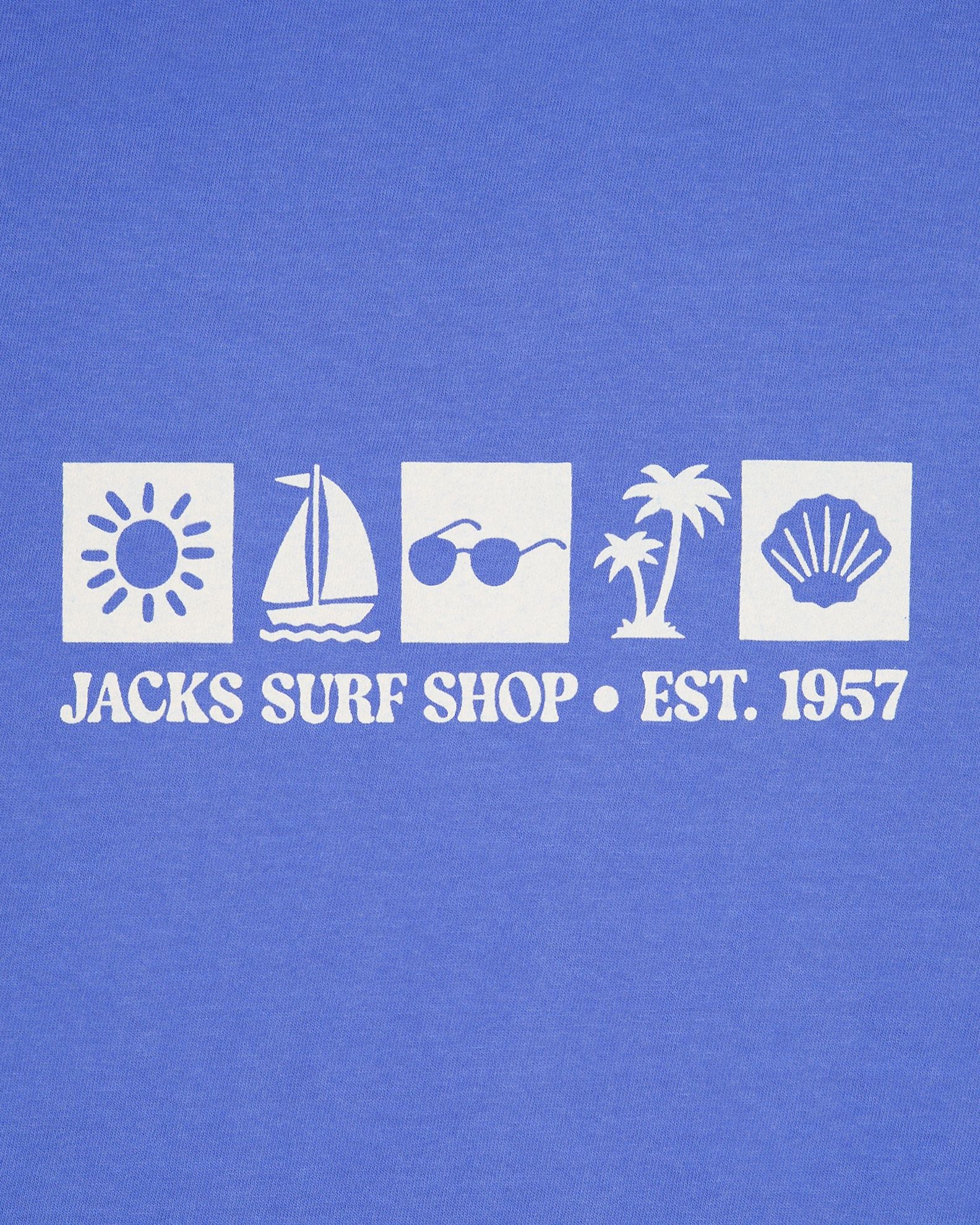 Girl's Patch Party S/S T-Shirt - Flo Blue