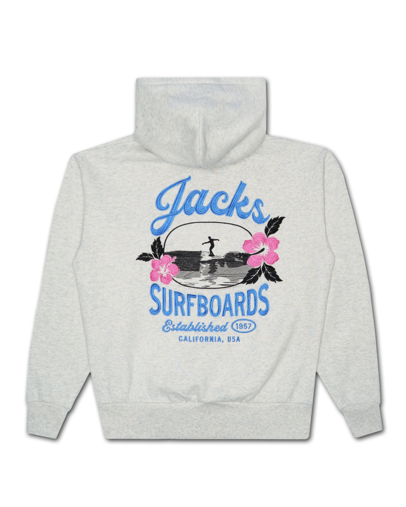 Tip Toe Embroidered Pullover Hoodie