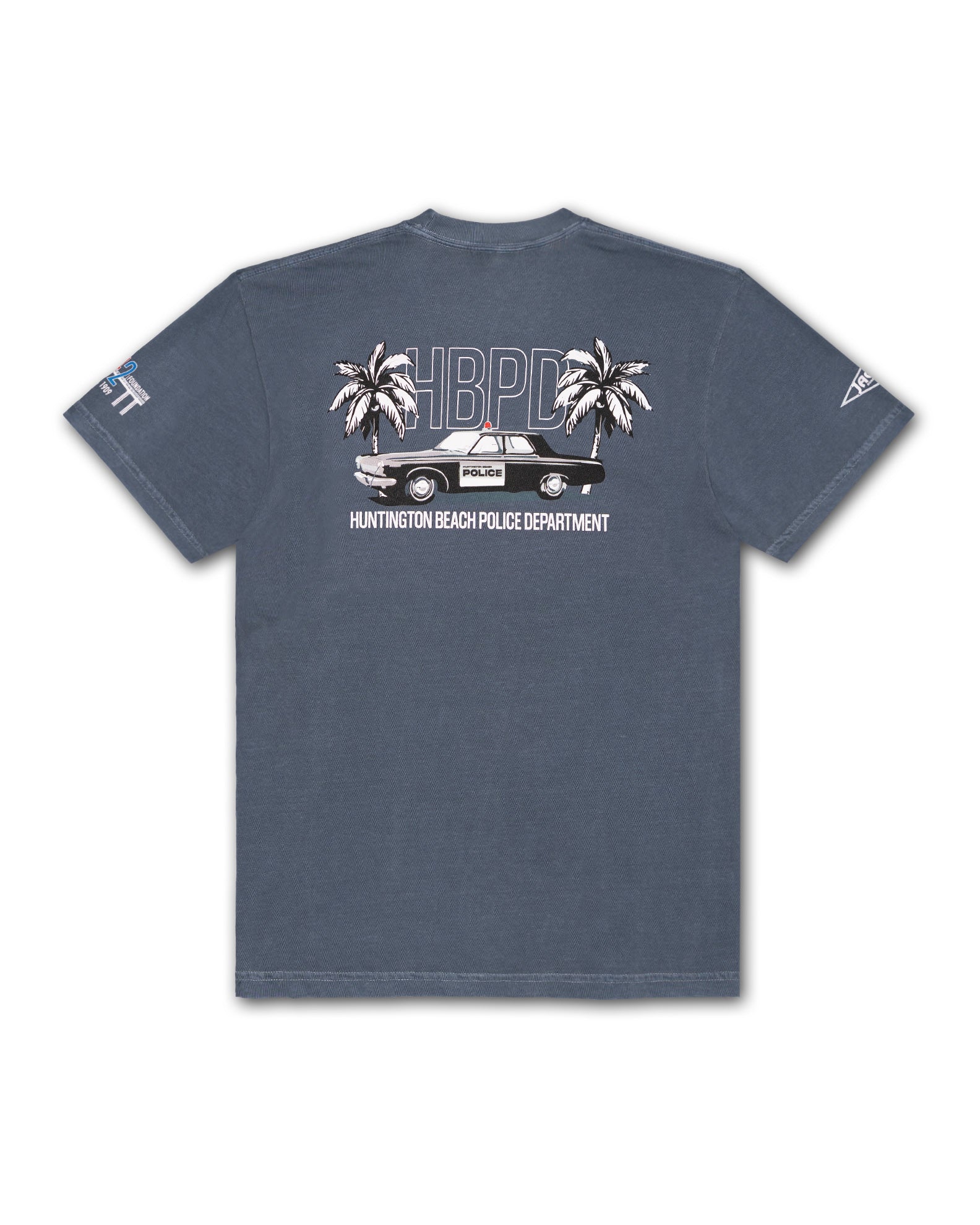 HBPD Police Palms Pigment S/S Tee - Denim