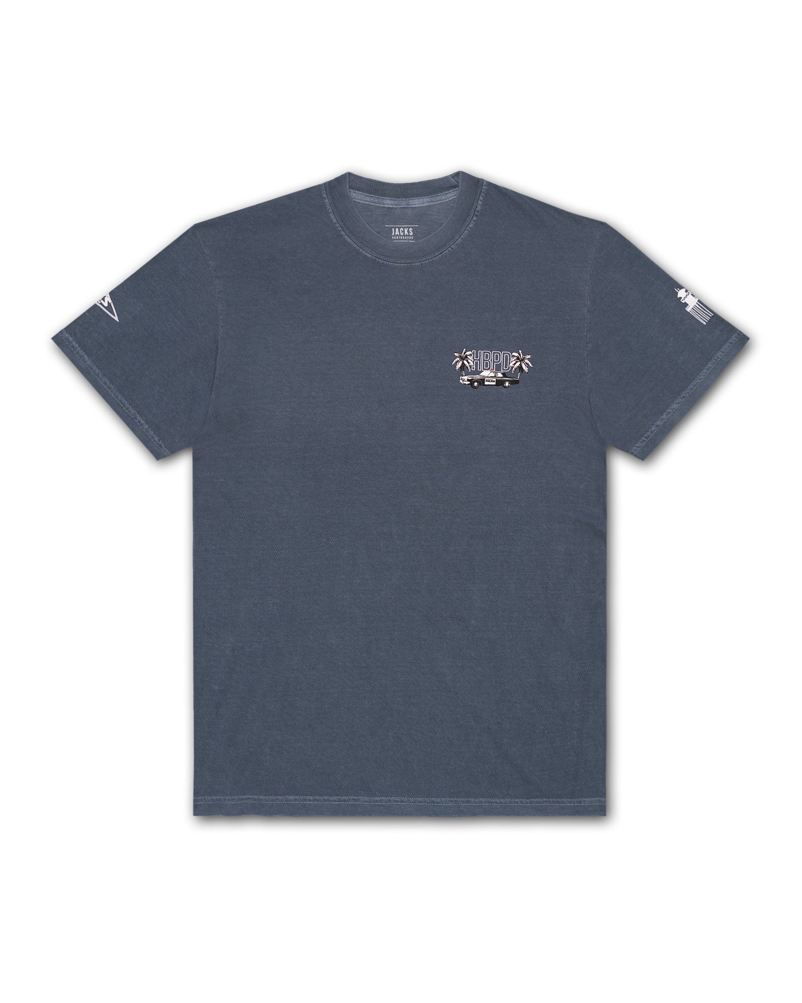 HBPD Police Palms Pigment S/S Tee - Denim